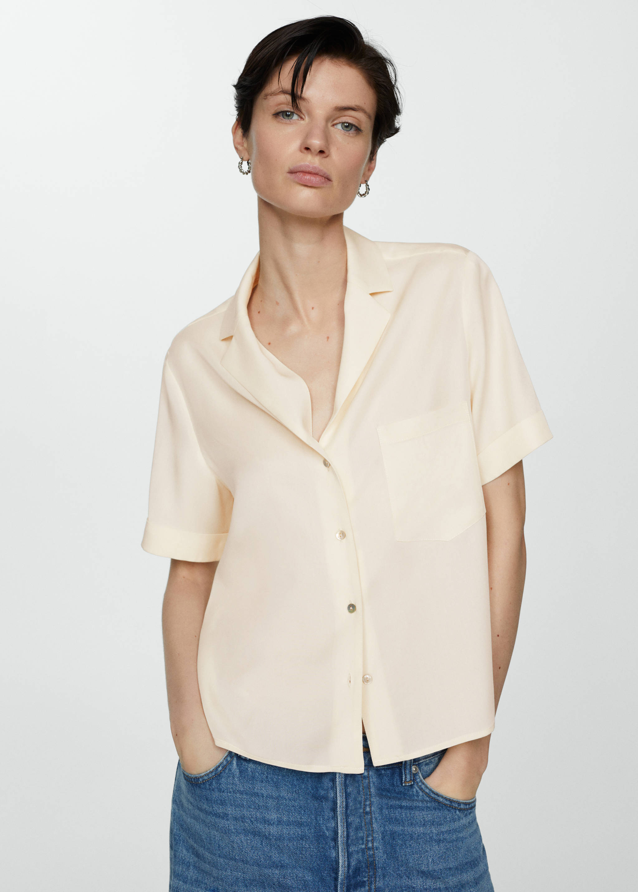 100% lyocell shirt - Medium plane