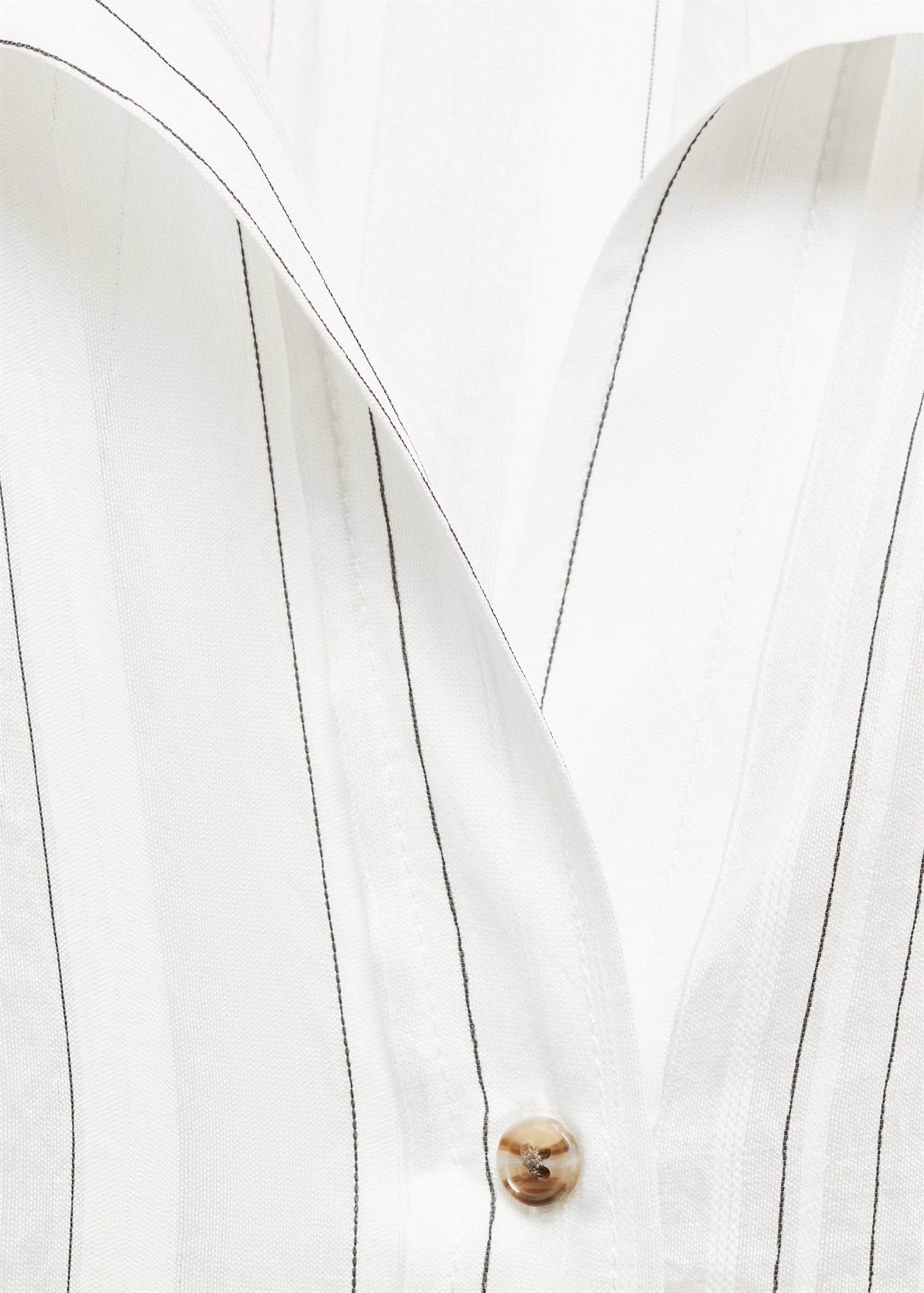 Camisa semitrasparente rayas - Detalle del artículo 8