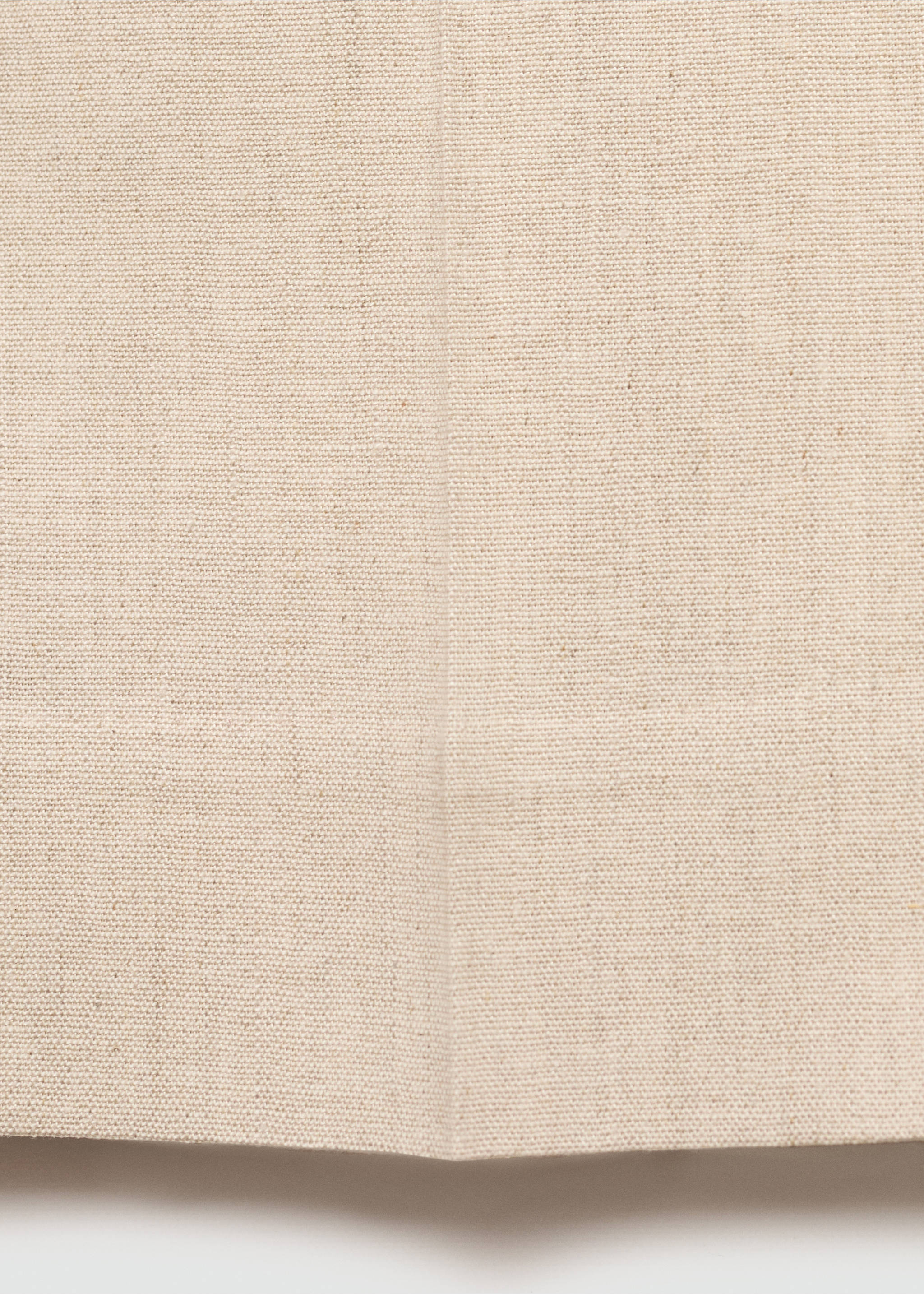 Pantalon flare lin - Détail de l'article 8, Beige. Ref: 67037125-00.