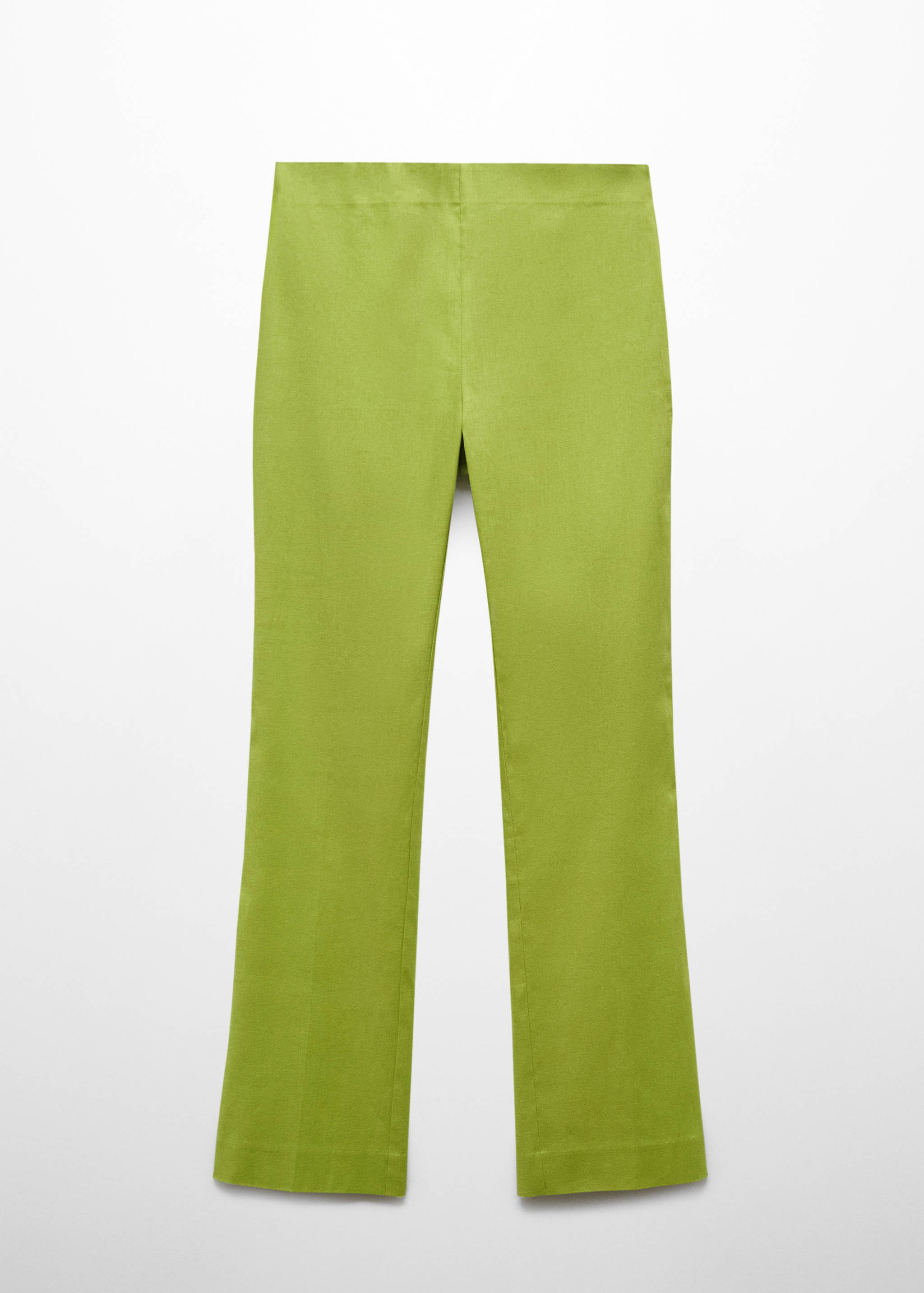 Linen flared trousers - Article without model