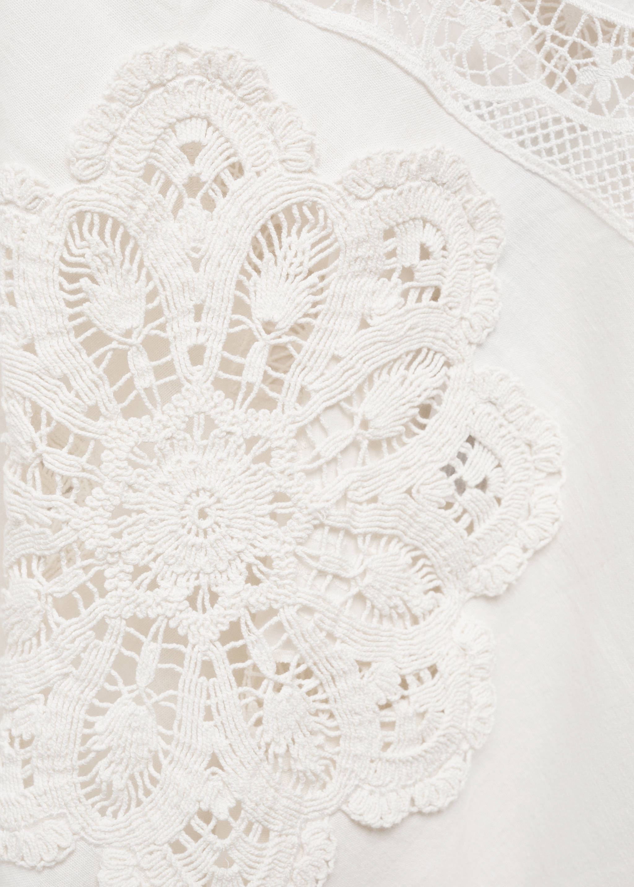 Asymmetrical dress with embroidered panels - Details of the article 8