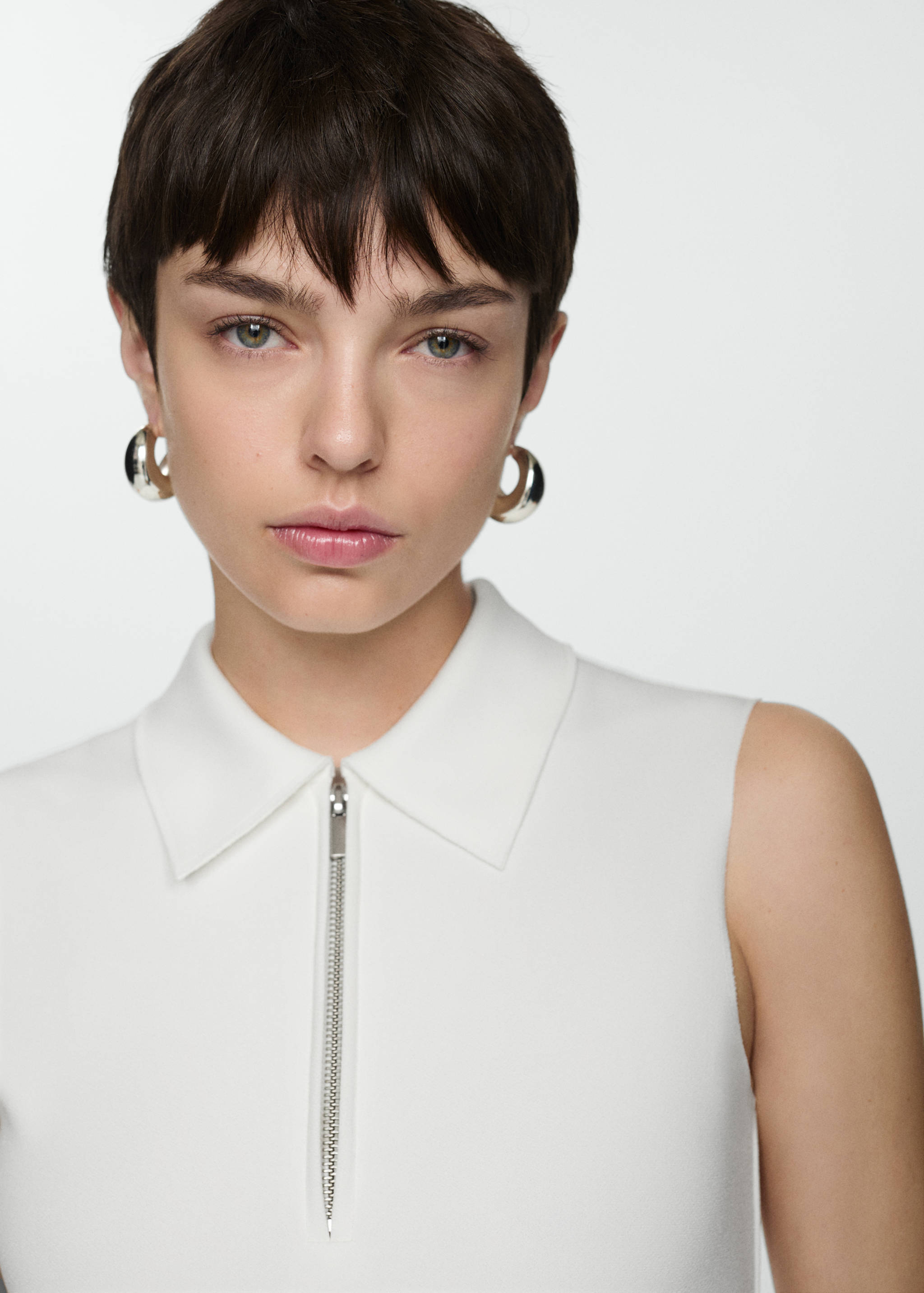 Vestido cuello cremallera - Detalle del artículo 1