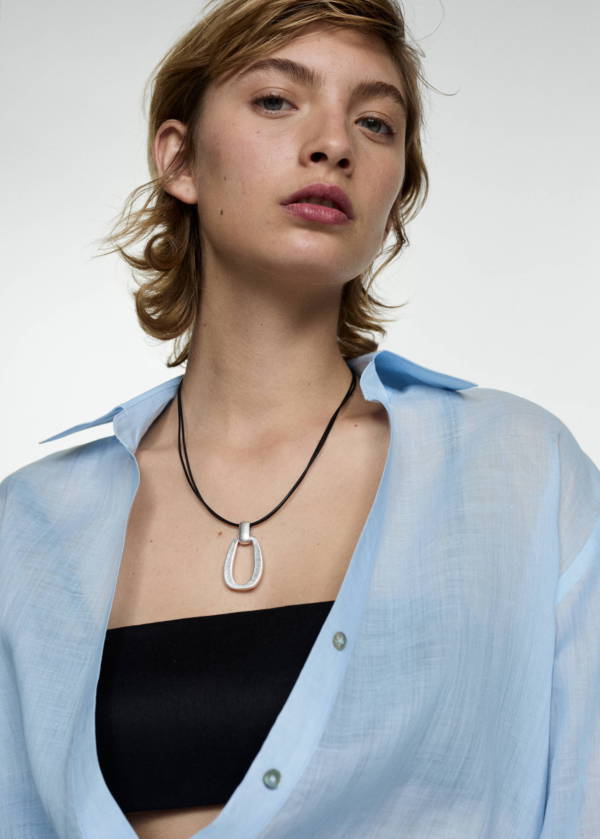 Camisa 100% ramio cruzada - Detalle del artículo 1