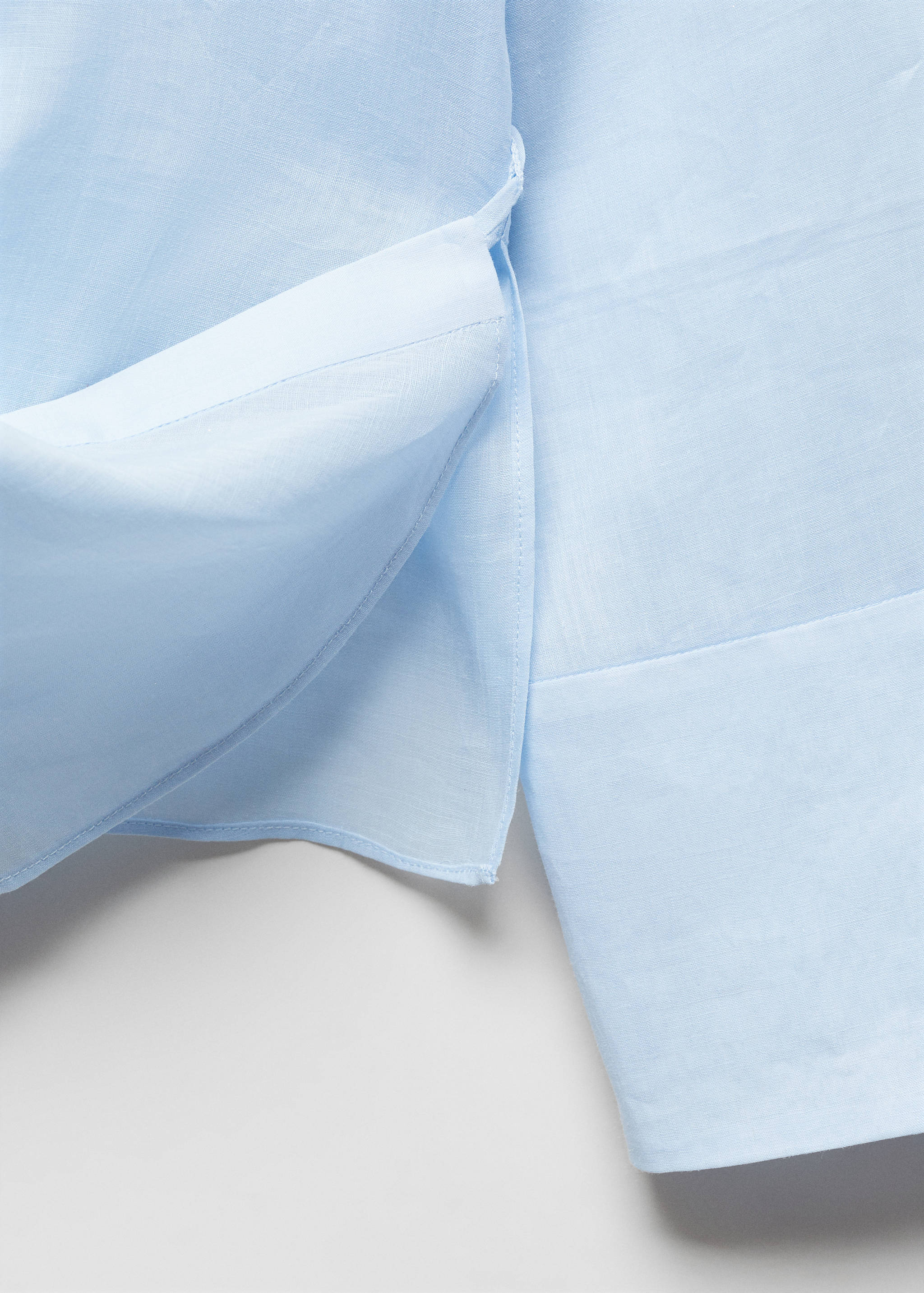 Camisa 100% ramio cruzada - Detalle del artículo 8