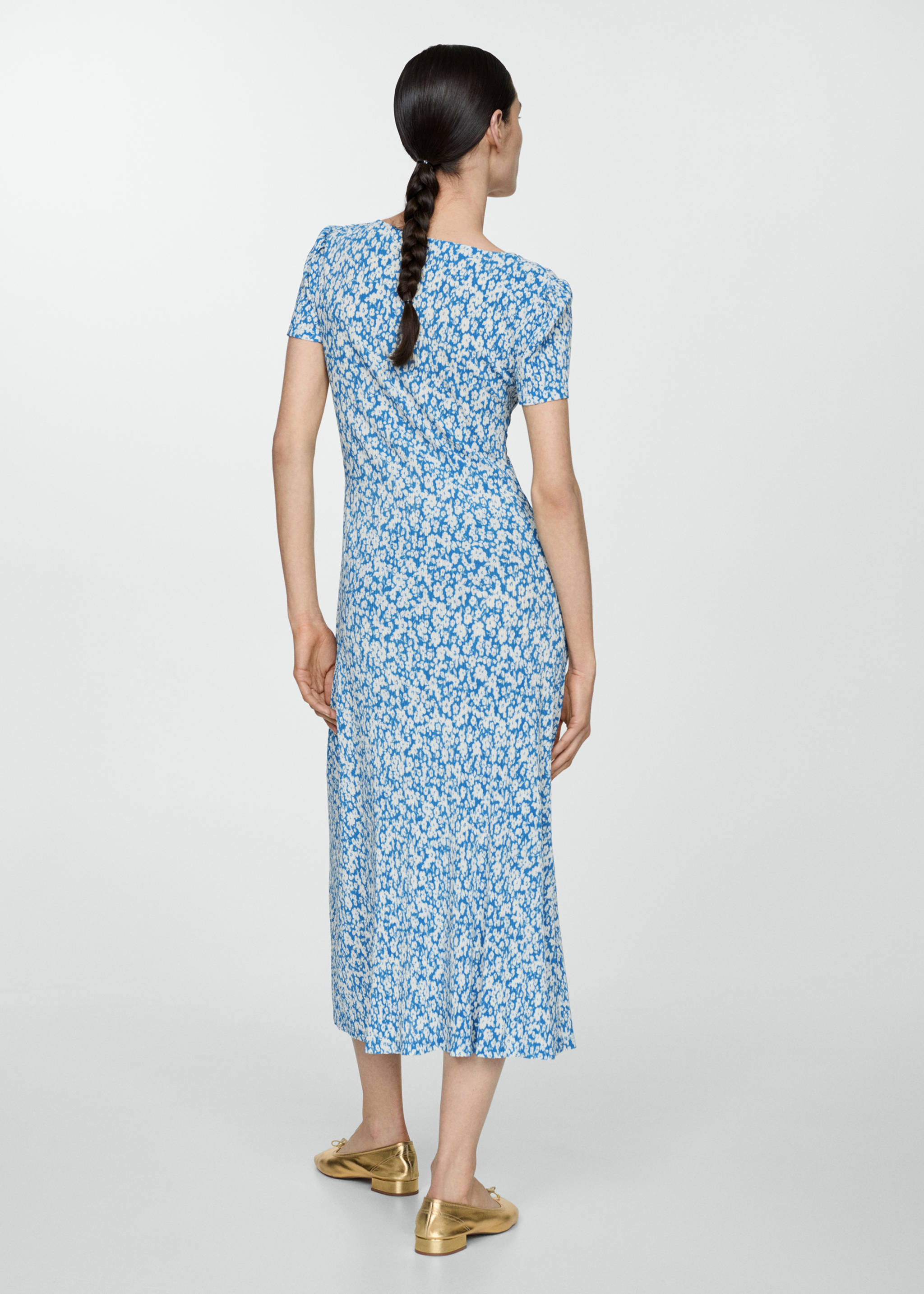 Vestido estampado floral - Reverso del artículo