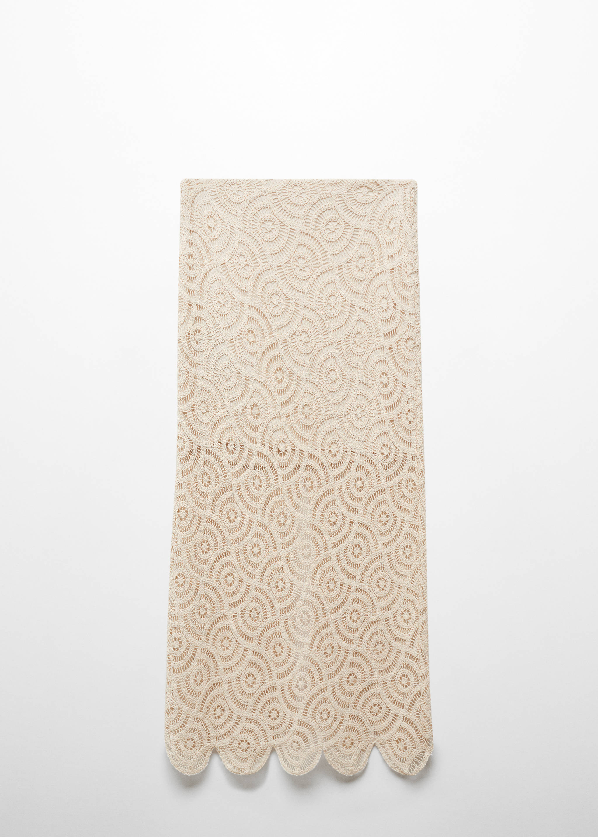 Crochet midi skirt - Article without model