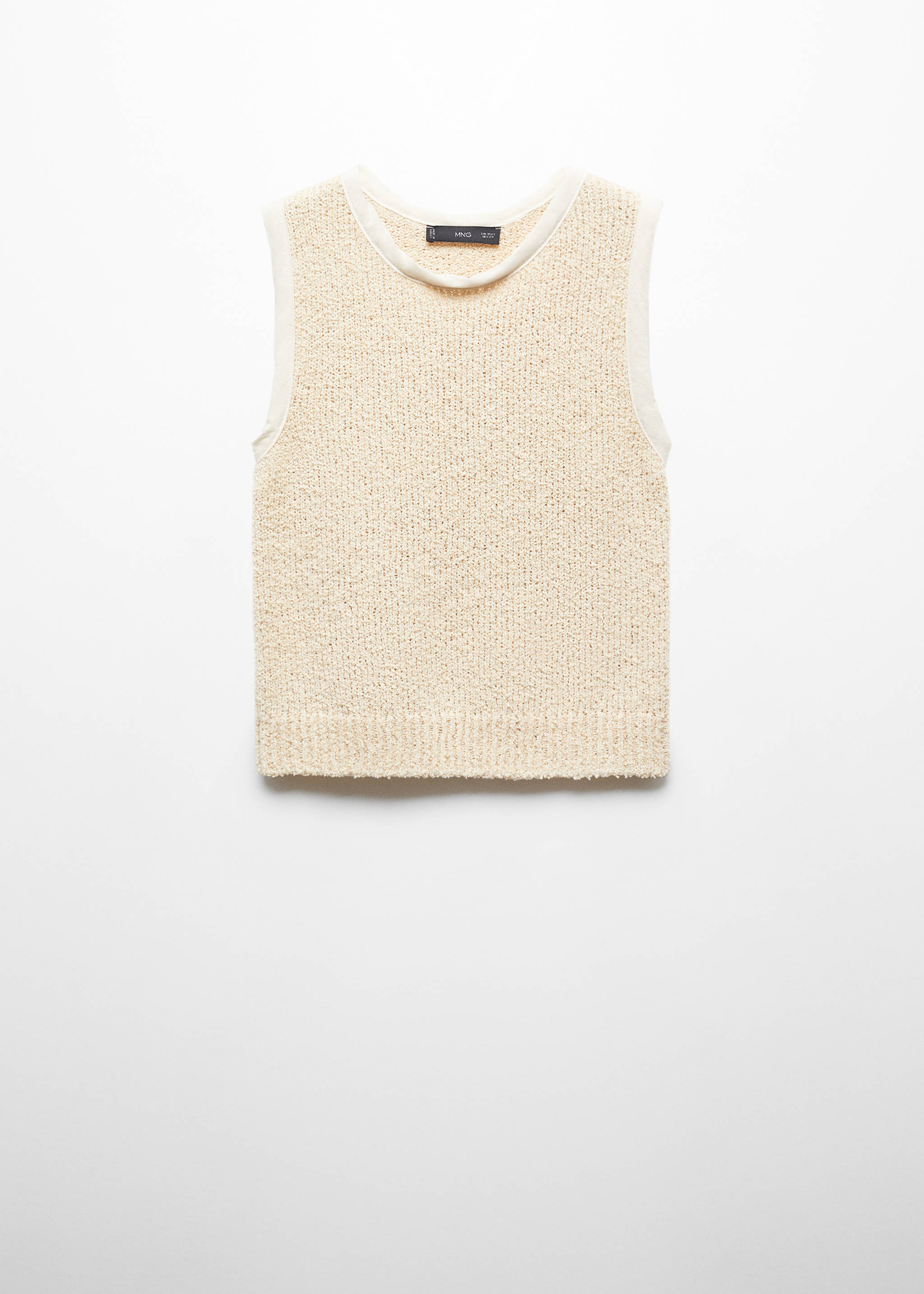 Top with contrasting finishes - Article without model