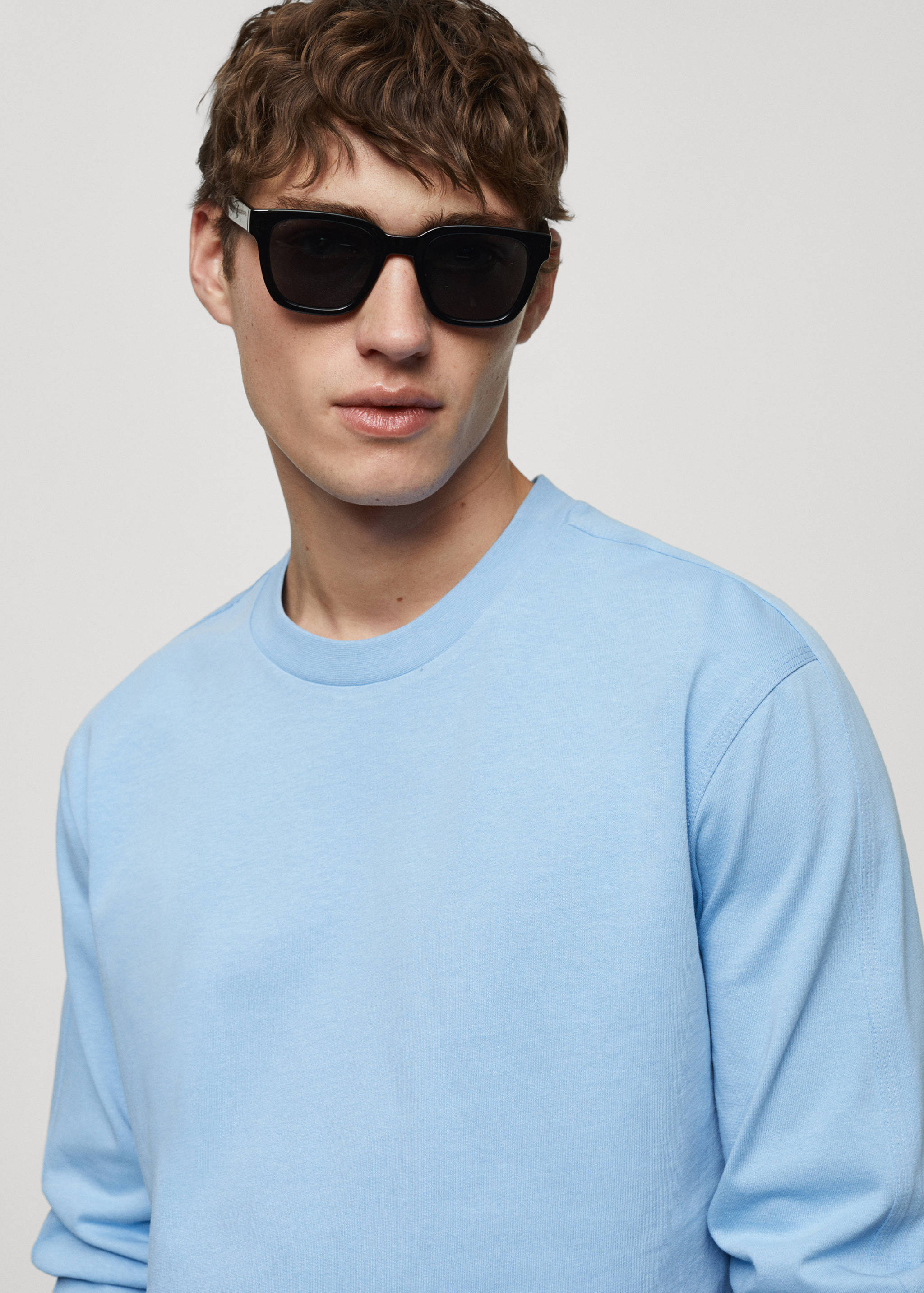 Sudadera 100% algodón dibujo estampado - Detalle del artículo 1