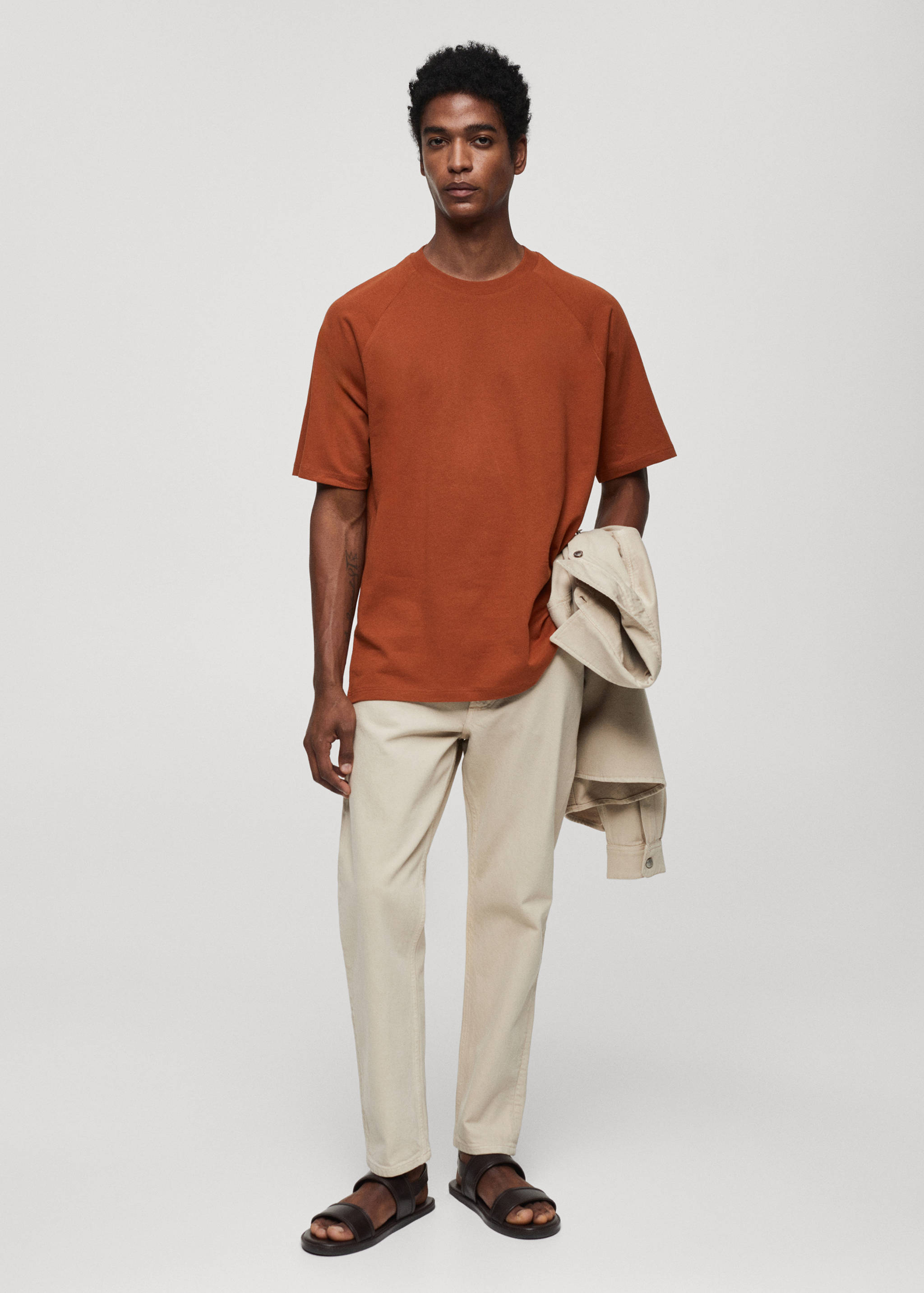 Relaxed fit cotton t-shirt - General plane