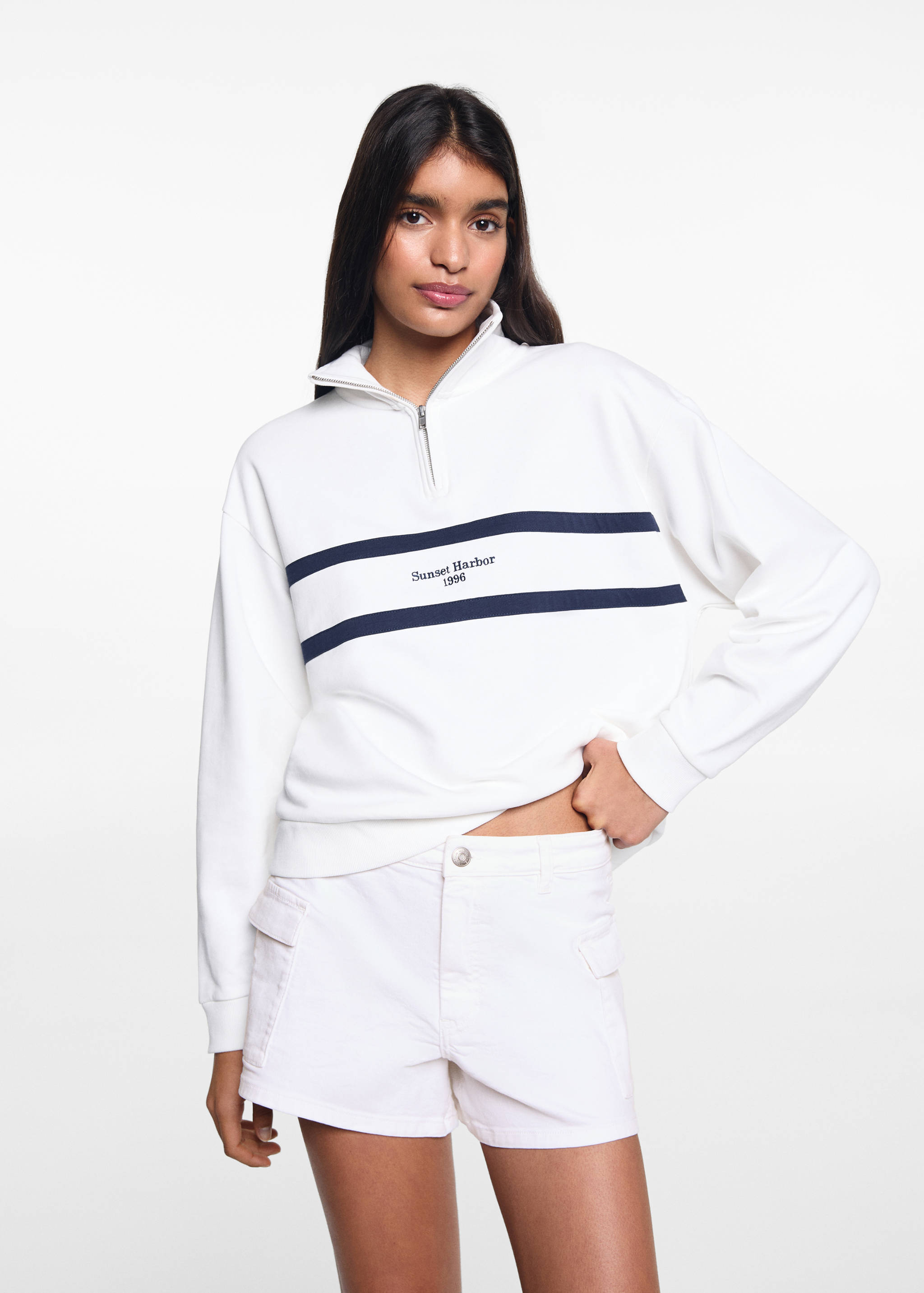 Памучни карго шорти - Средна равнина