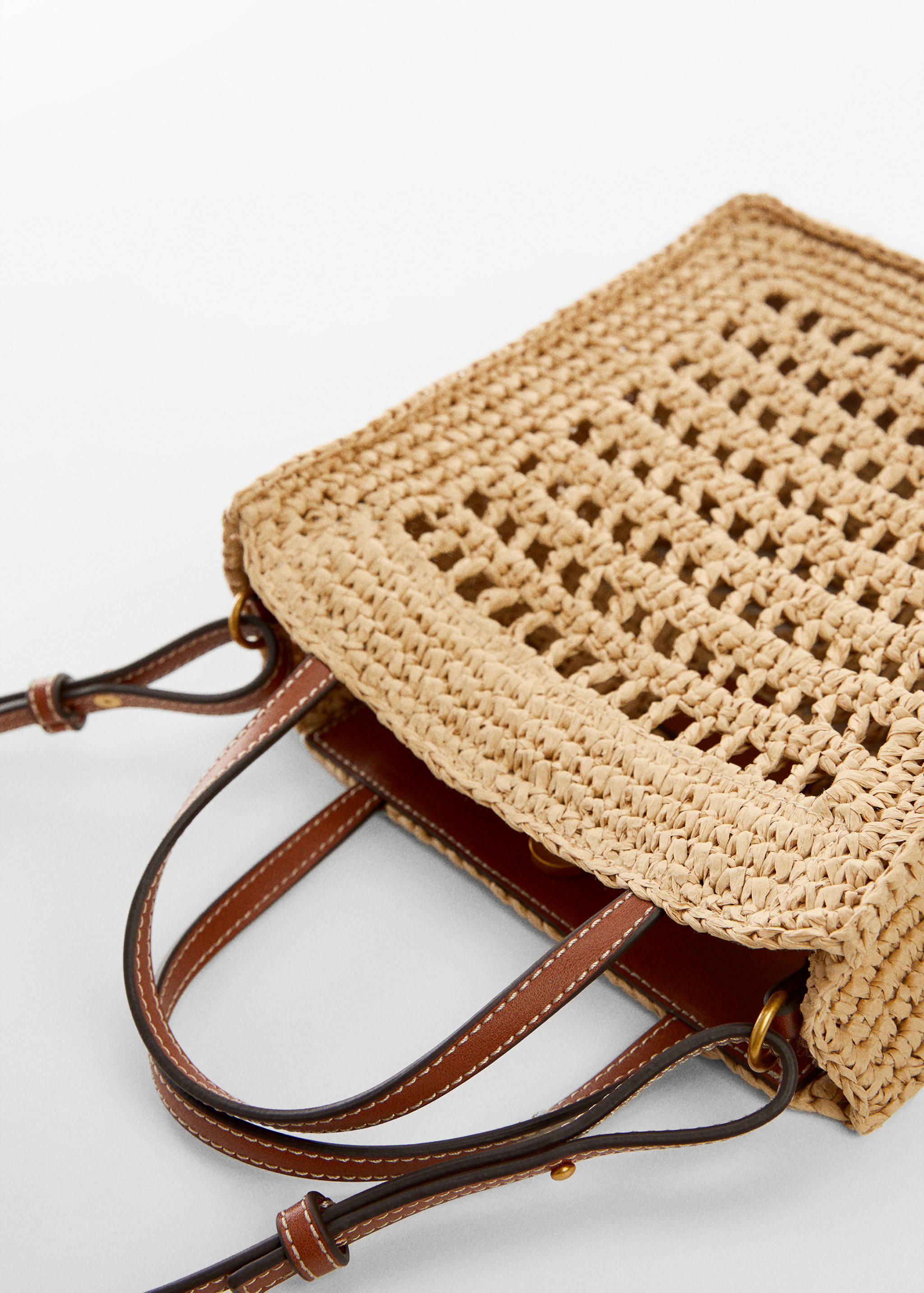 Natural fibre shoulder bag - Details of the article 2