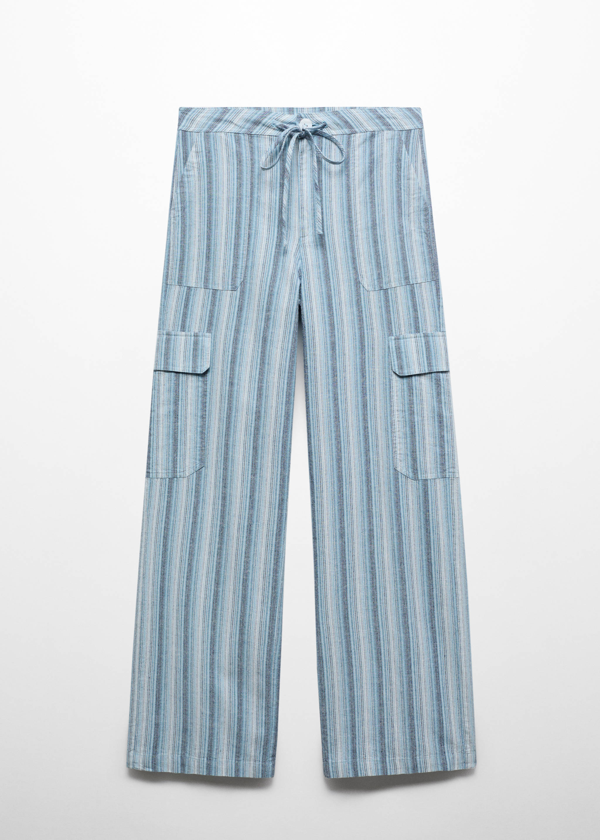 Pantalon rayures poches cargo - Article sans modèle