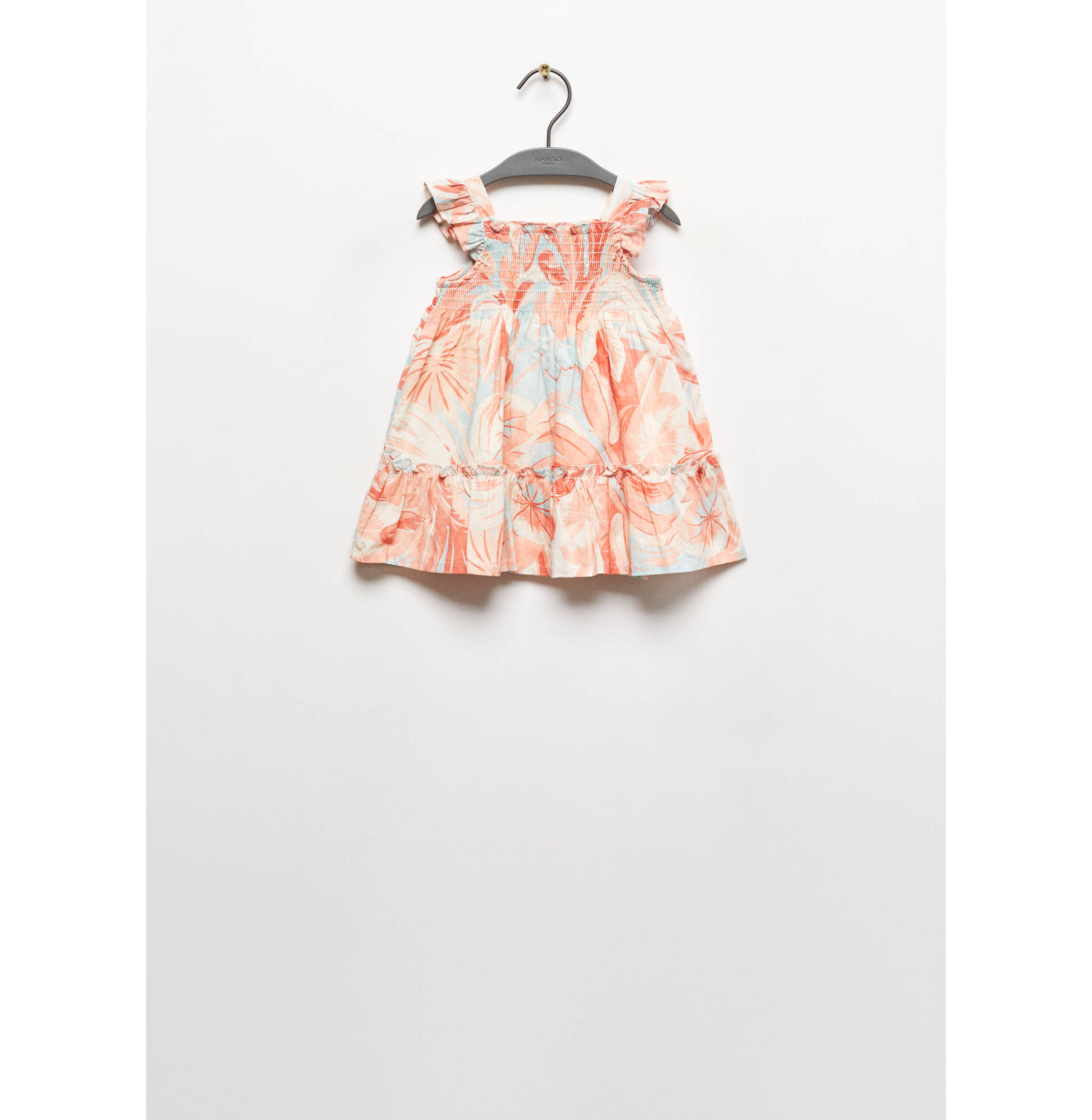 Printed ruched dress - Article without model