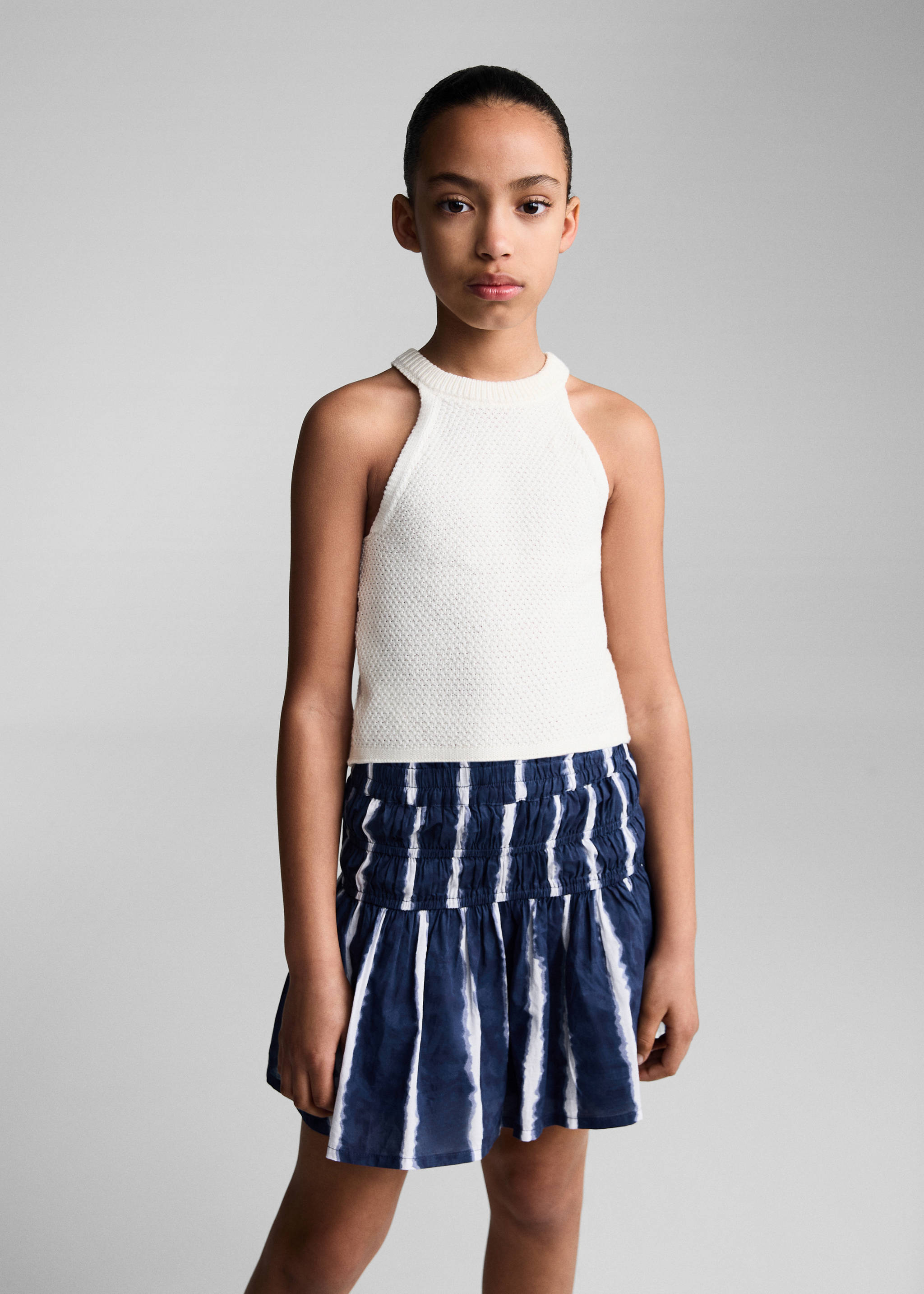 Printed ruffle skirt - Medium plane