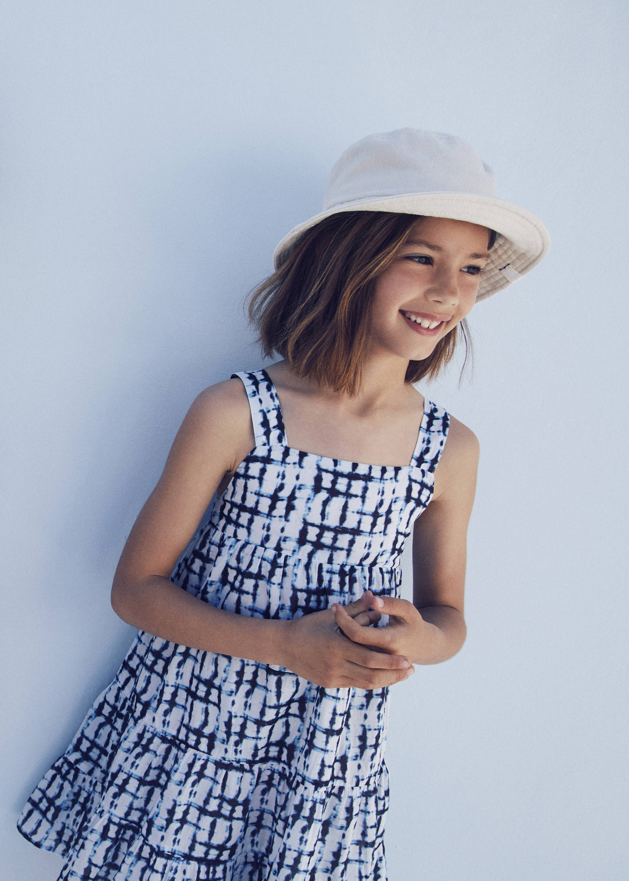 Vestido estampado tie dye - Plano general