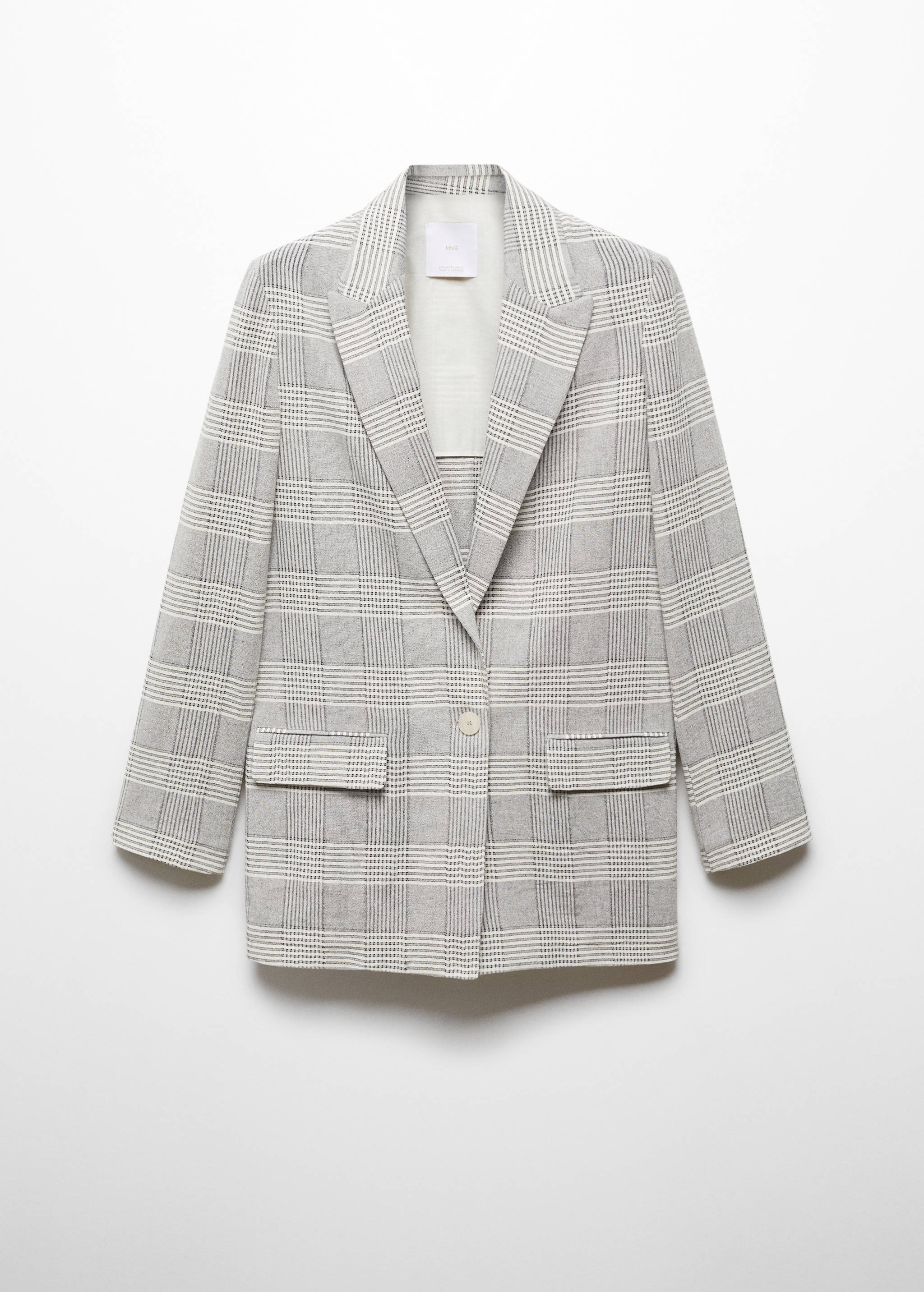 Blazer imprimé carreaux - Article sans modèle