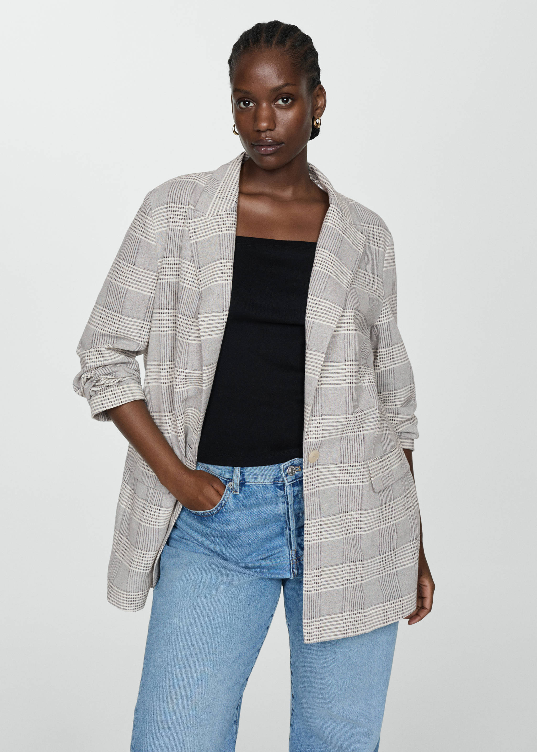 Blazer imprimé carreaux - Détail de l'article 5