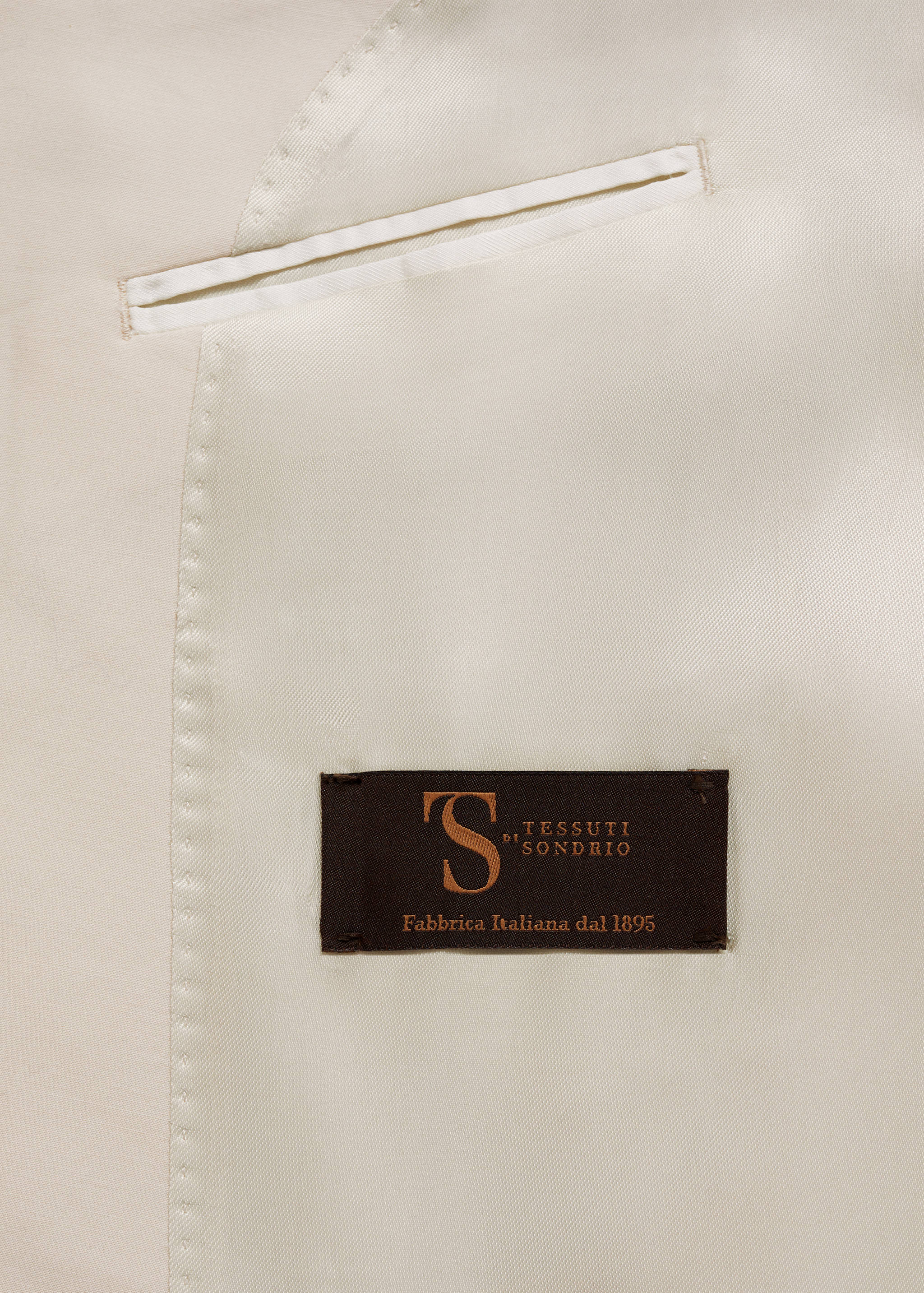 100% cotton slim-fit suit jacket - Details of the article 9