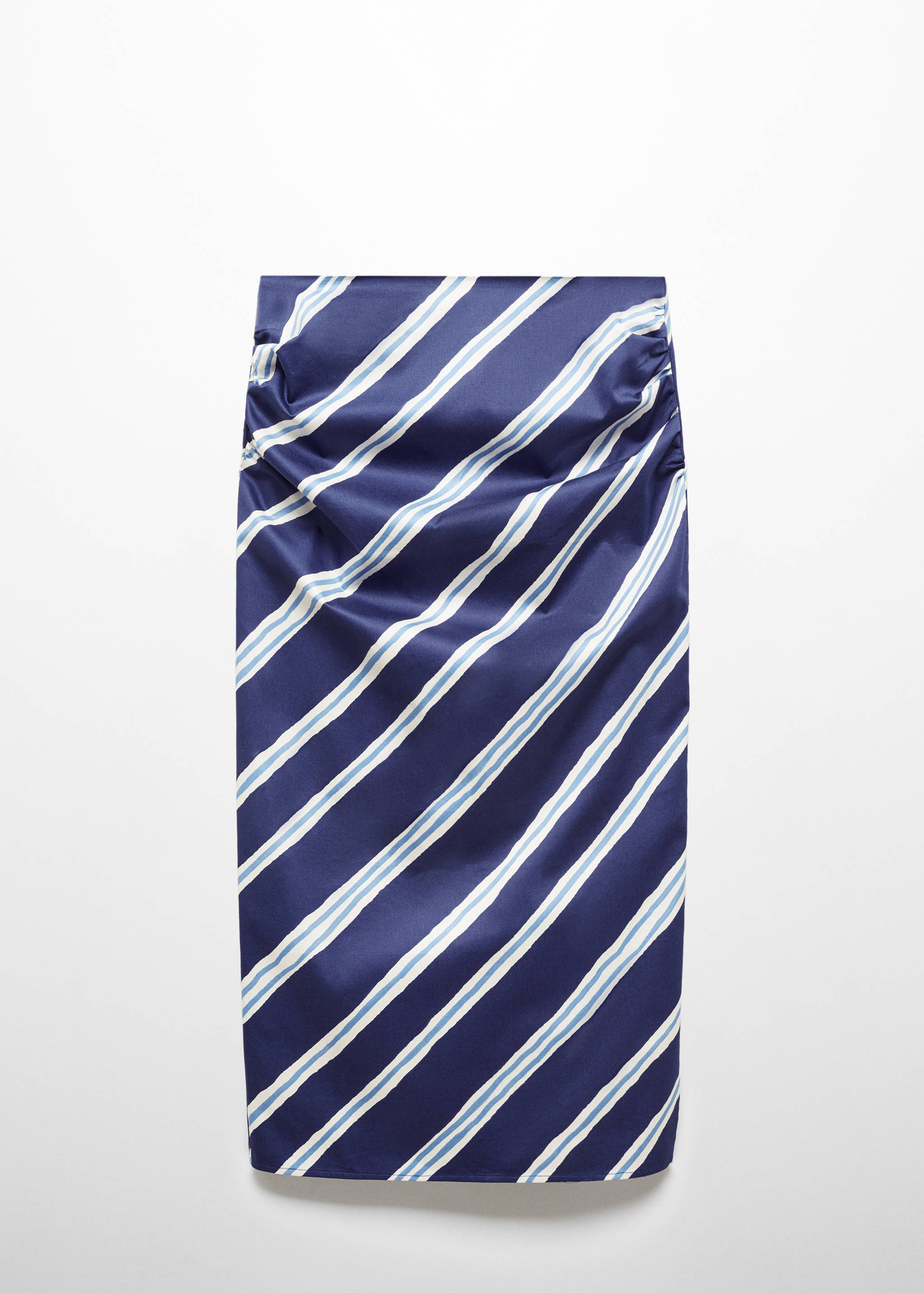 Slit striped skirt - Article without model