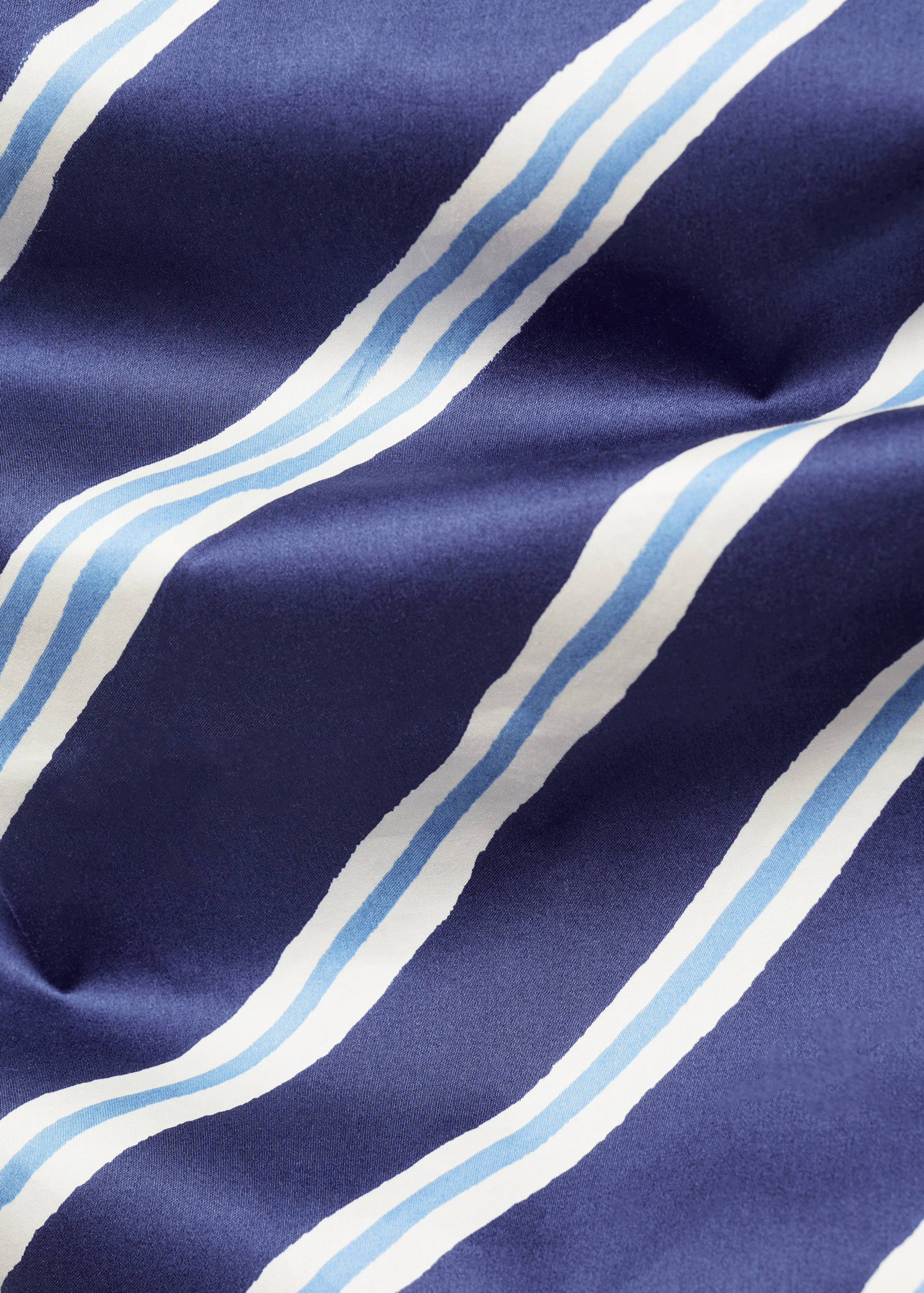 Slit striped skirt - Details of the article 8