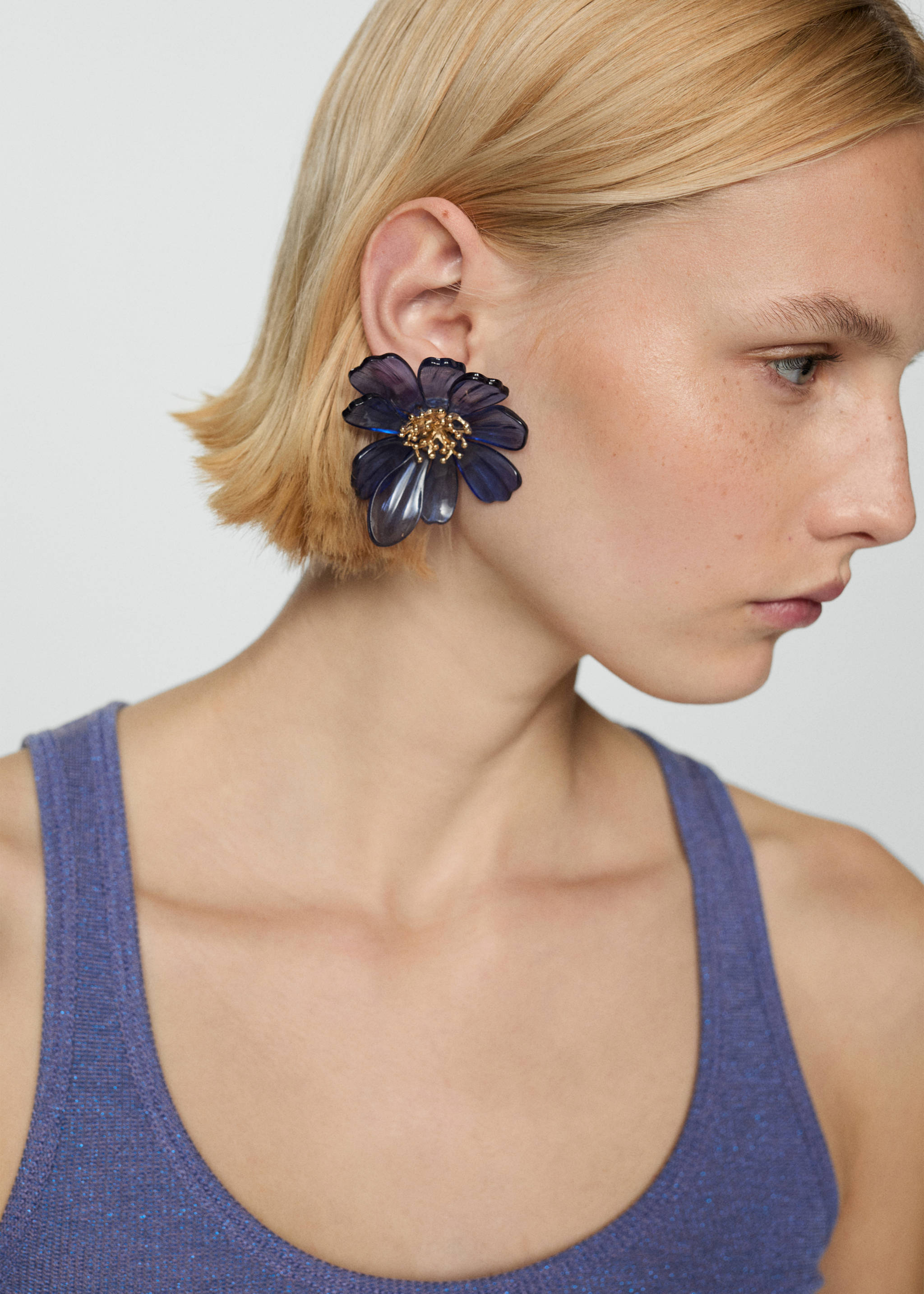 Lurex knitted top - Details of the article 1