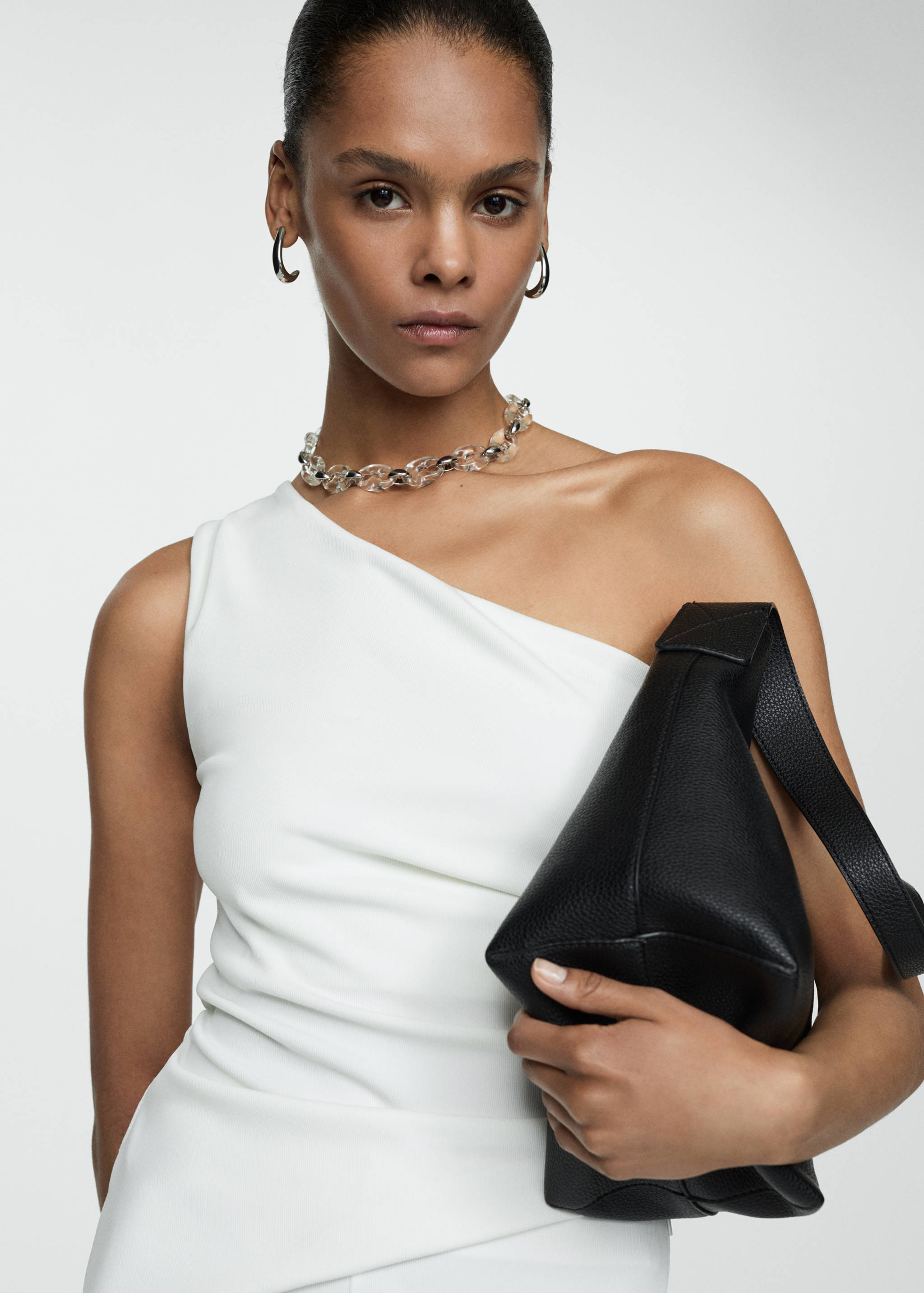 Asymmetrical draped top - Medium plane