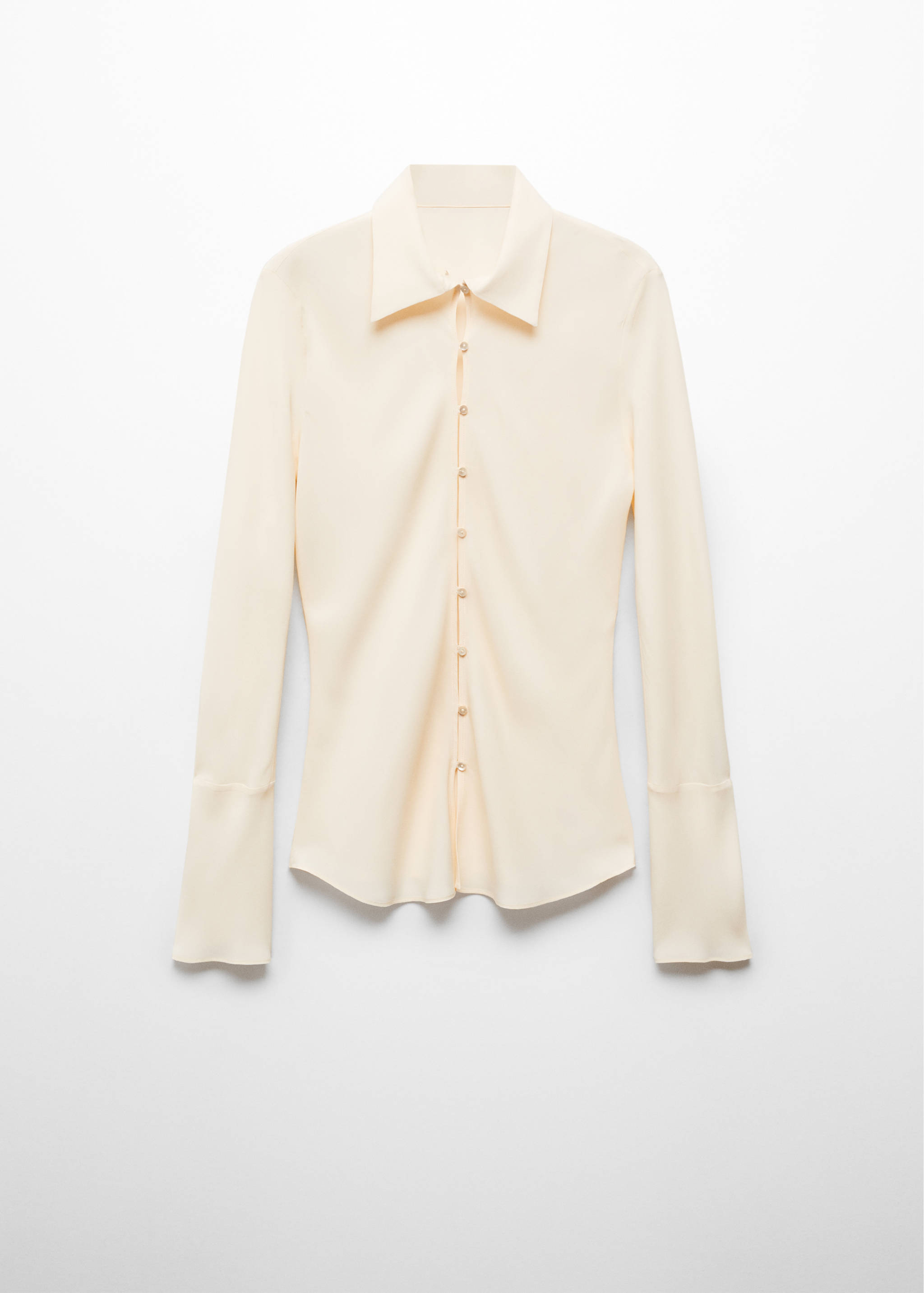 Camisa botones mezcla seda - Artículo sin modelo