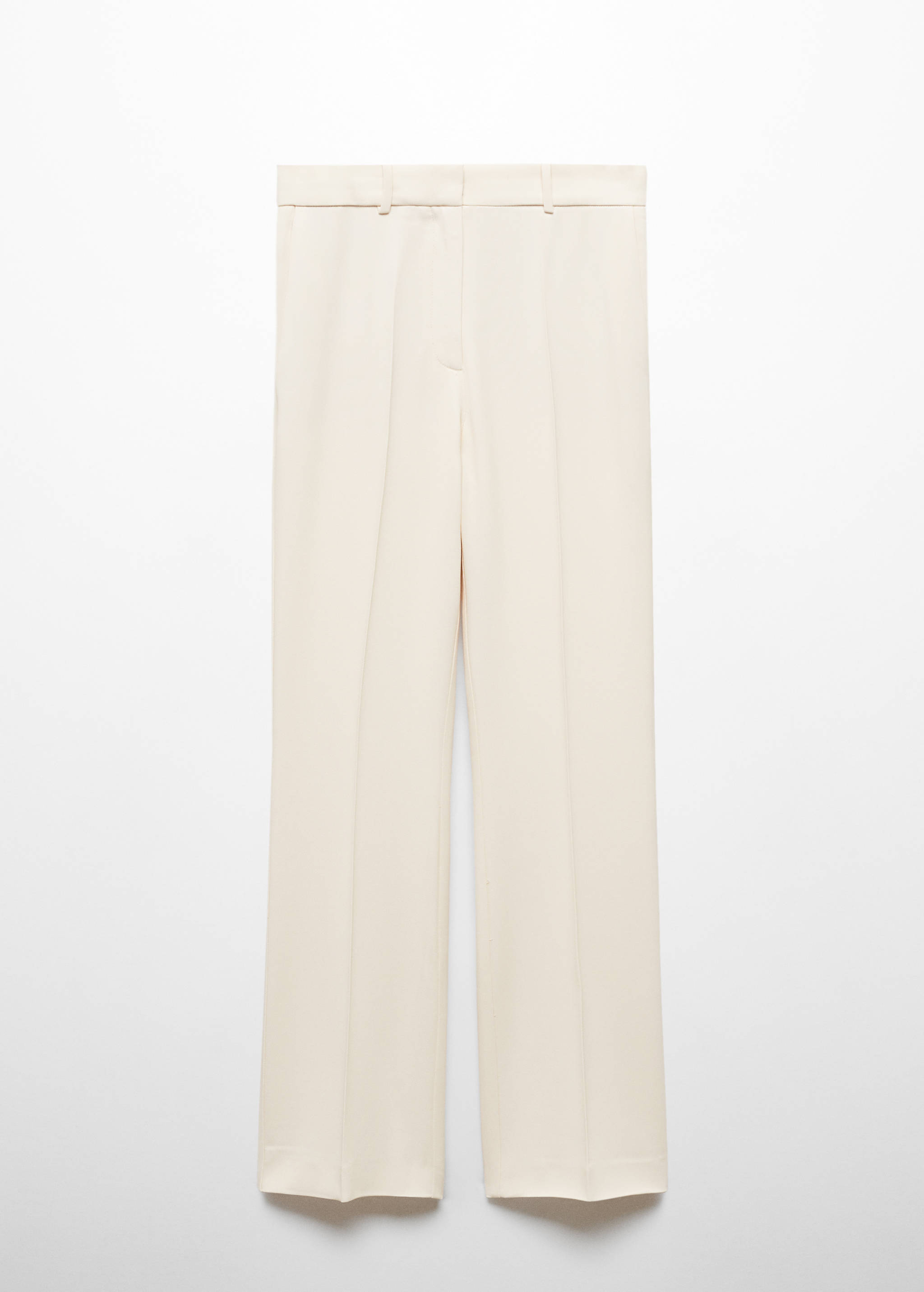 Straight mid-rise trousers - Article without model