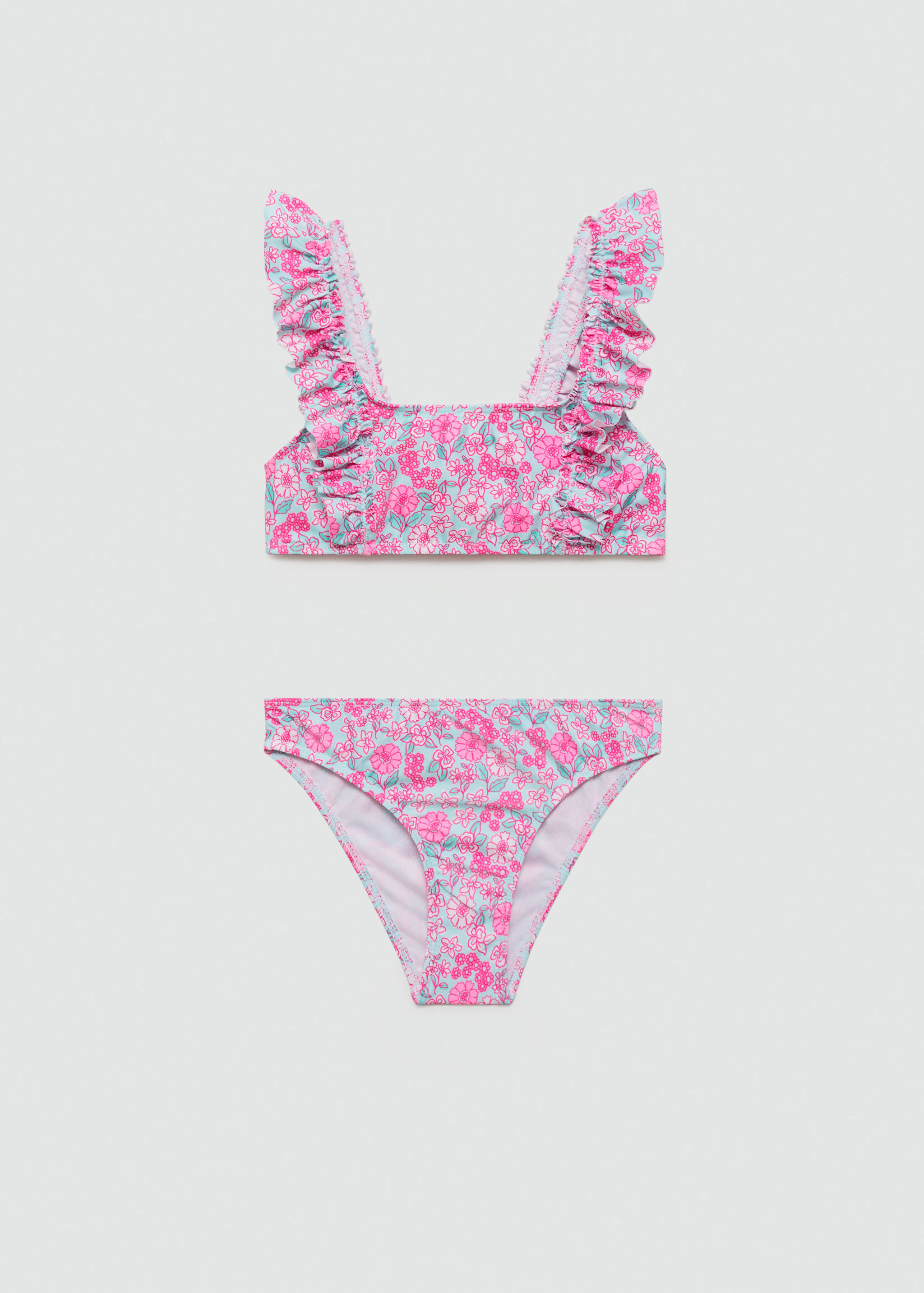 Floral bikini with ruffles - Article without model