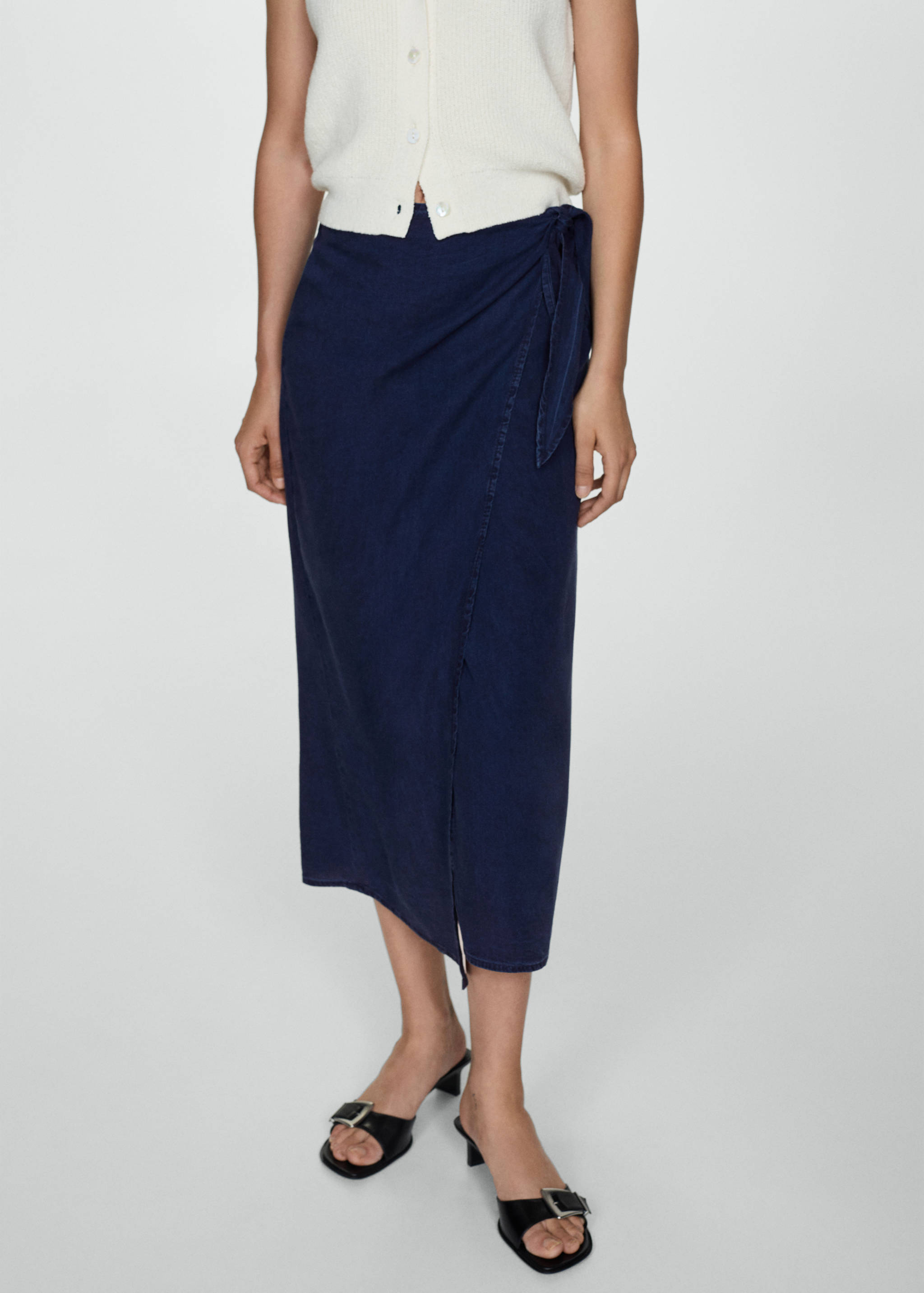 Lyocell sarong skirt - Medium plane