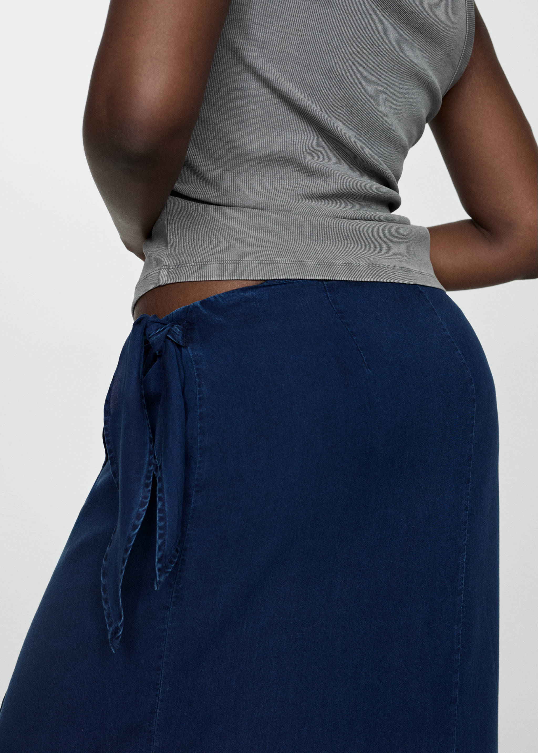 Lyocell sarong skirt - Details of the article 4