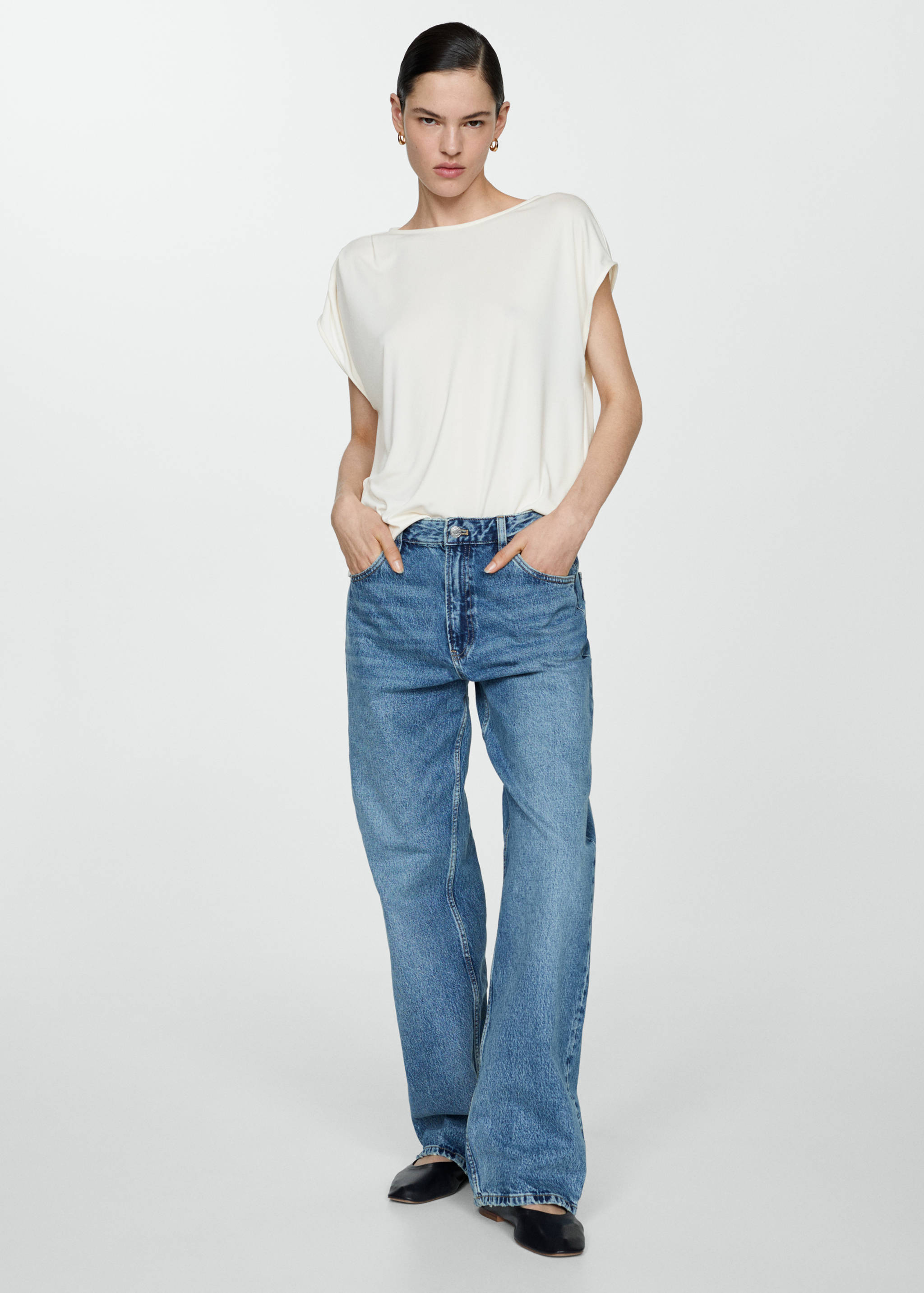 Camiseta manga corta oversize - Plano general