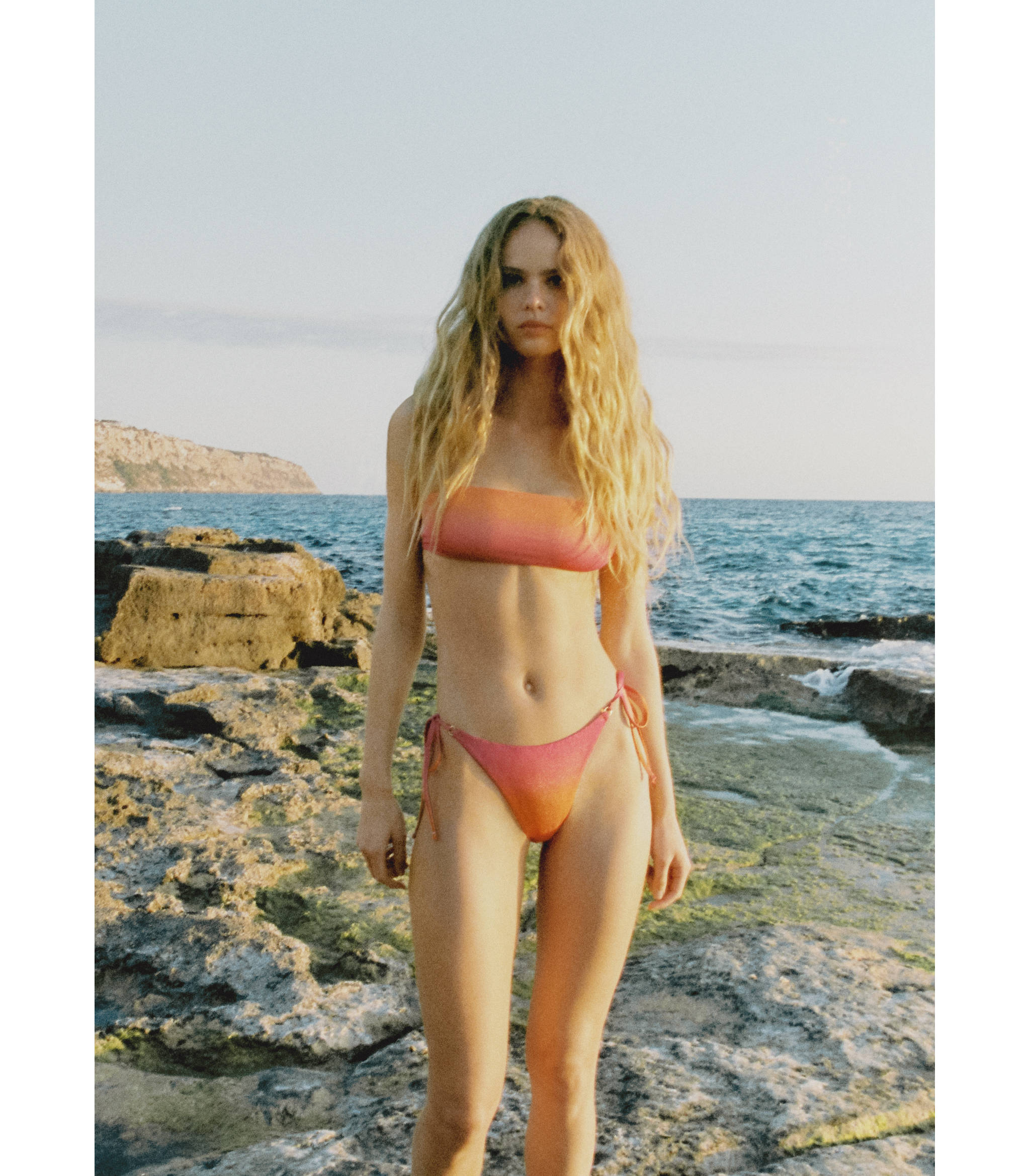 Degraded bandeau bikini bottoms - Details of the article 7