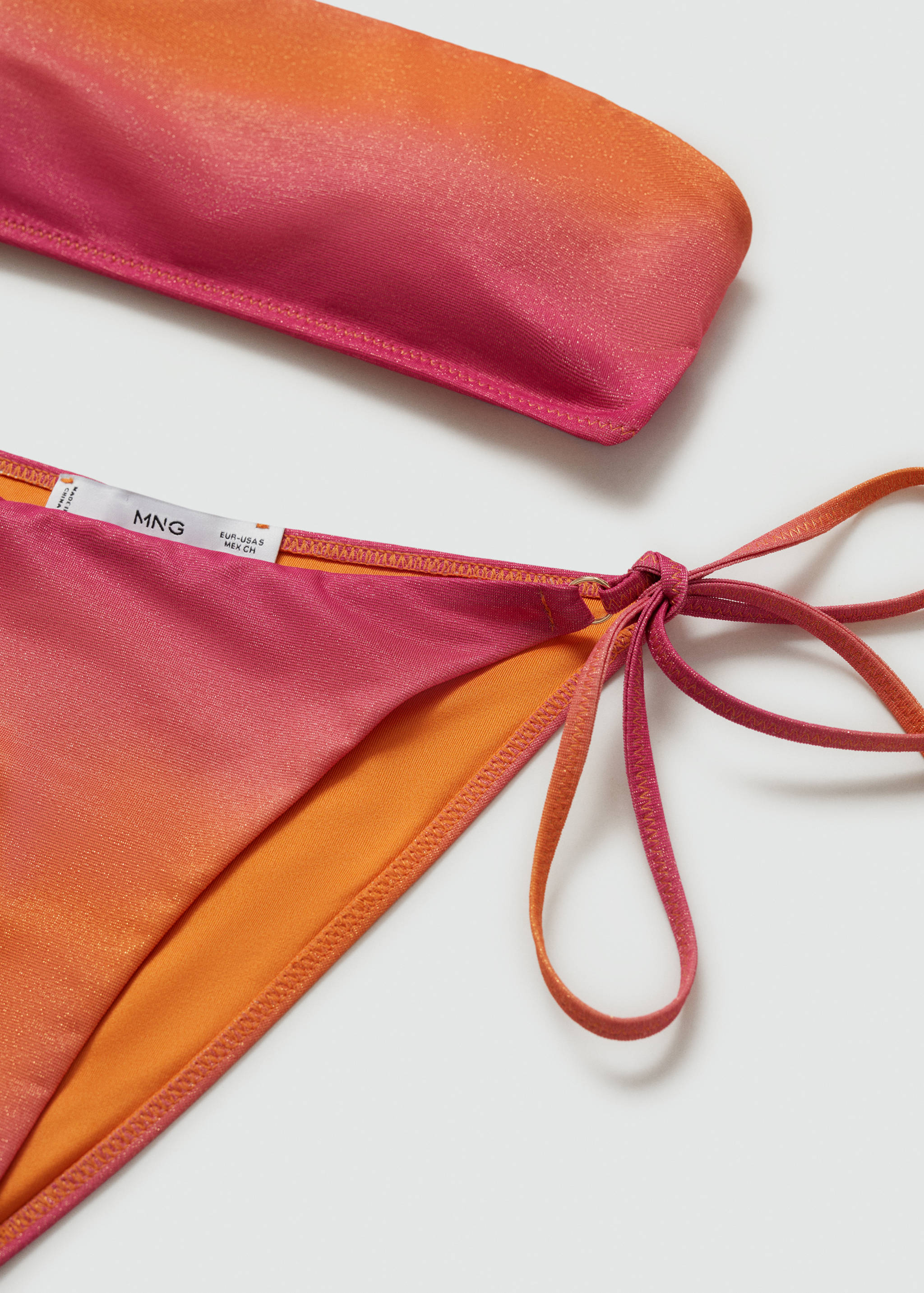 Degraded bandeau bikini bottoms - Details of the article 8