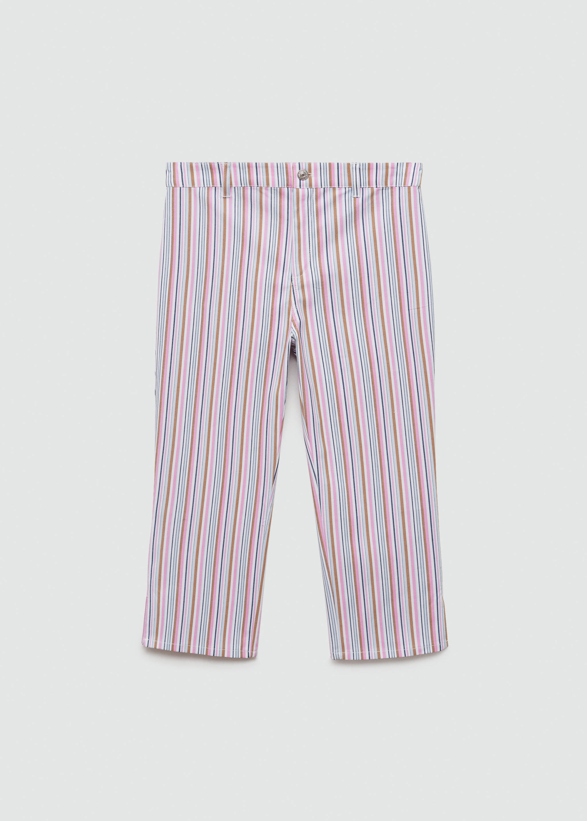 Striped capri jeans - Article without model