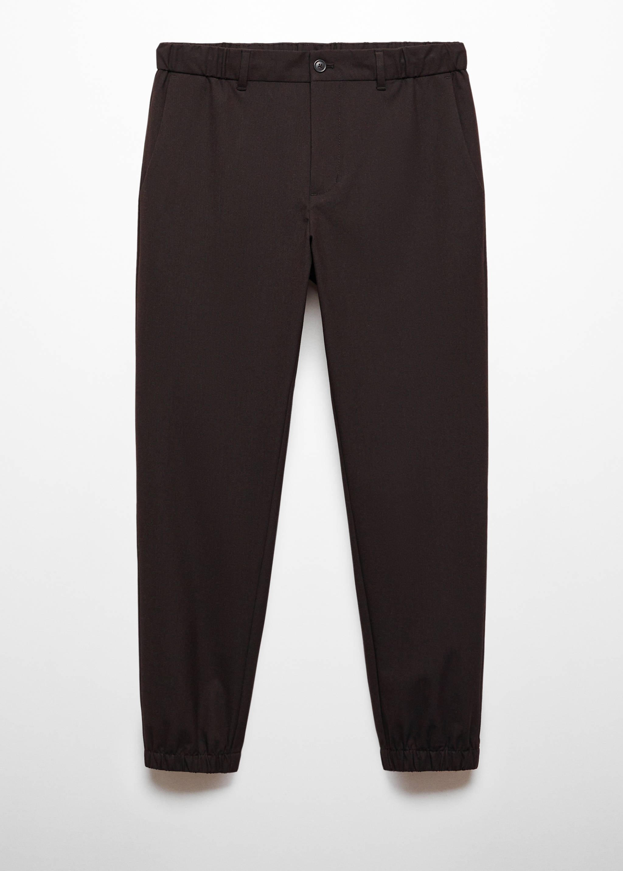 Slim-fit jogger trousers with drawstring - Article without model