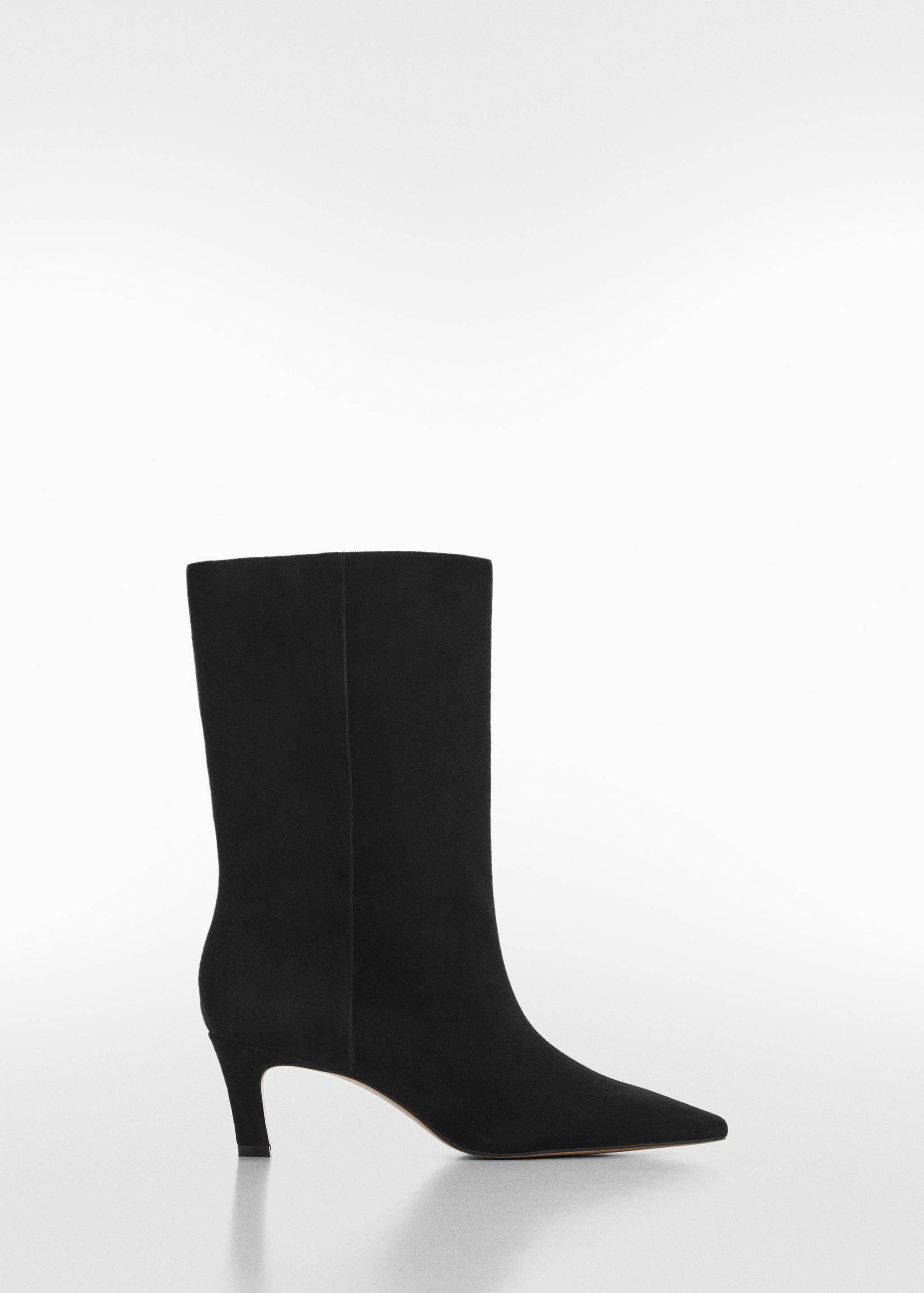 Bottines cuir talon kitten heel - Article sans modèle