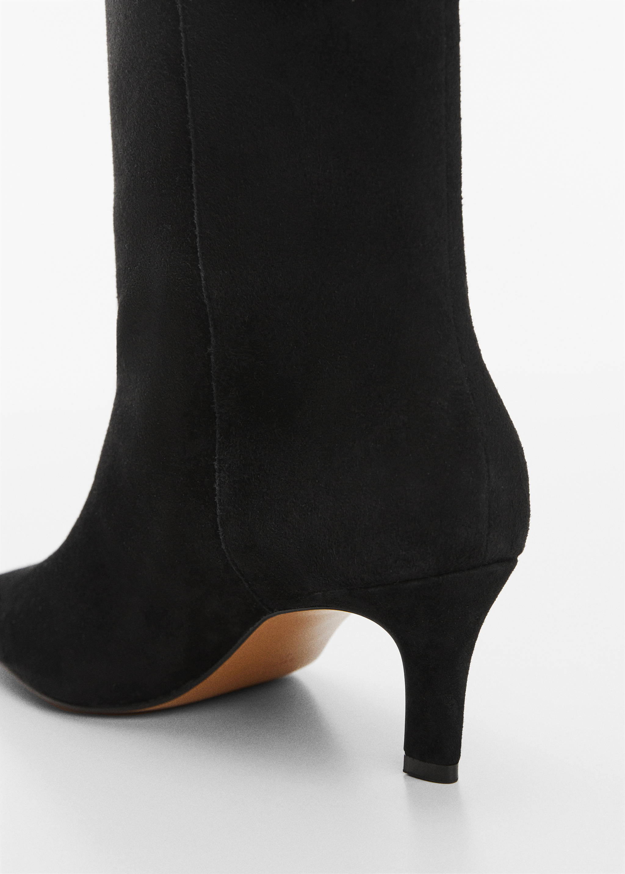 Bottines cuir talon kitten heel - Détail de l'article 1