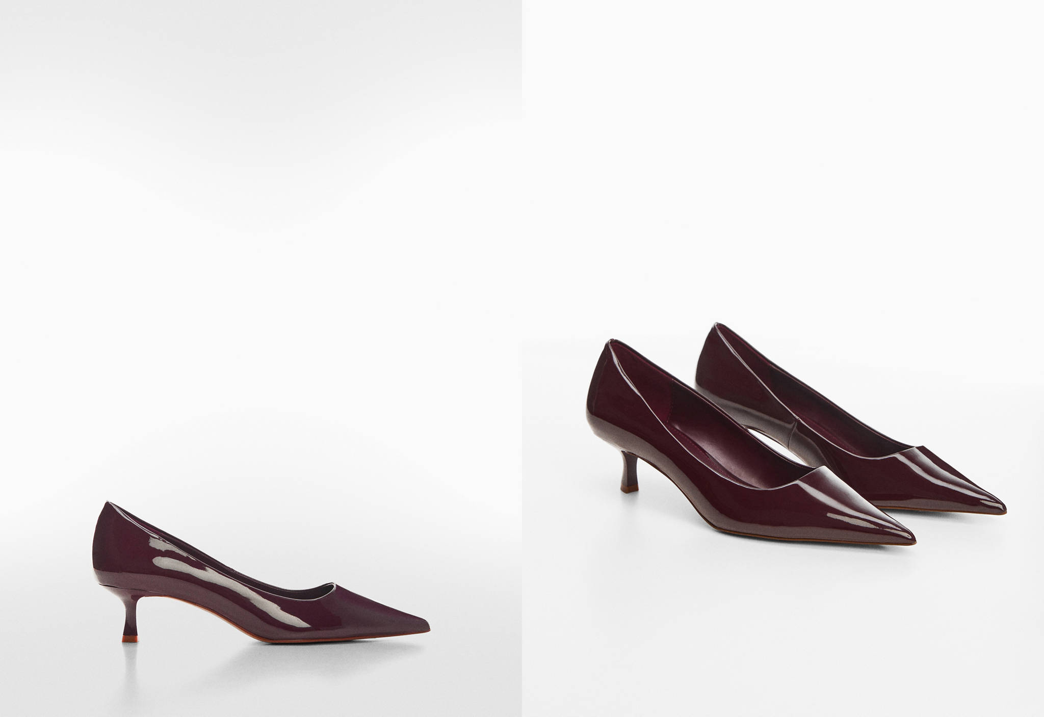 Kitten heel shoes - Panoramic plane