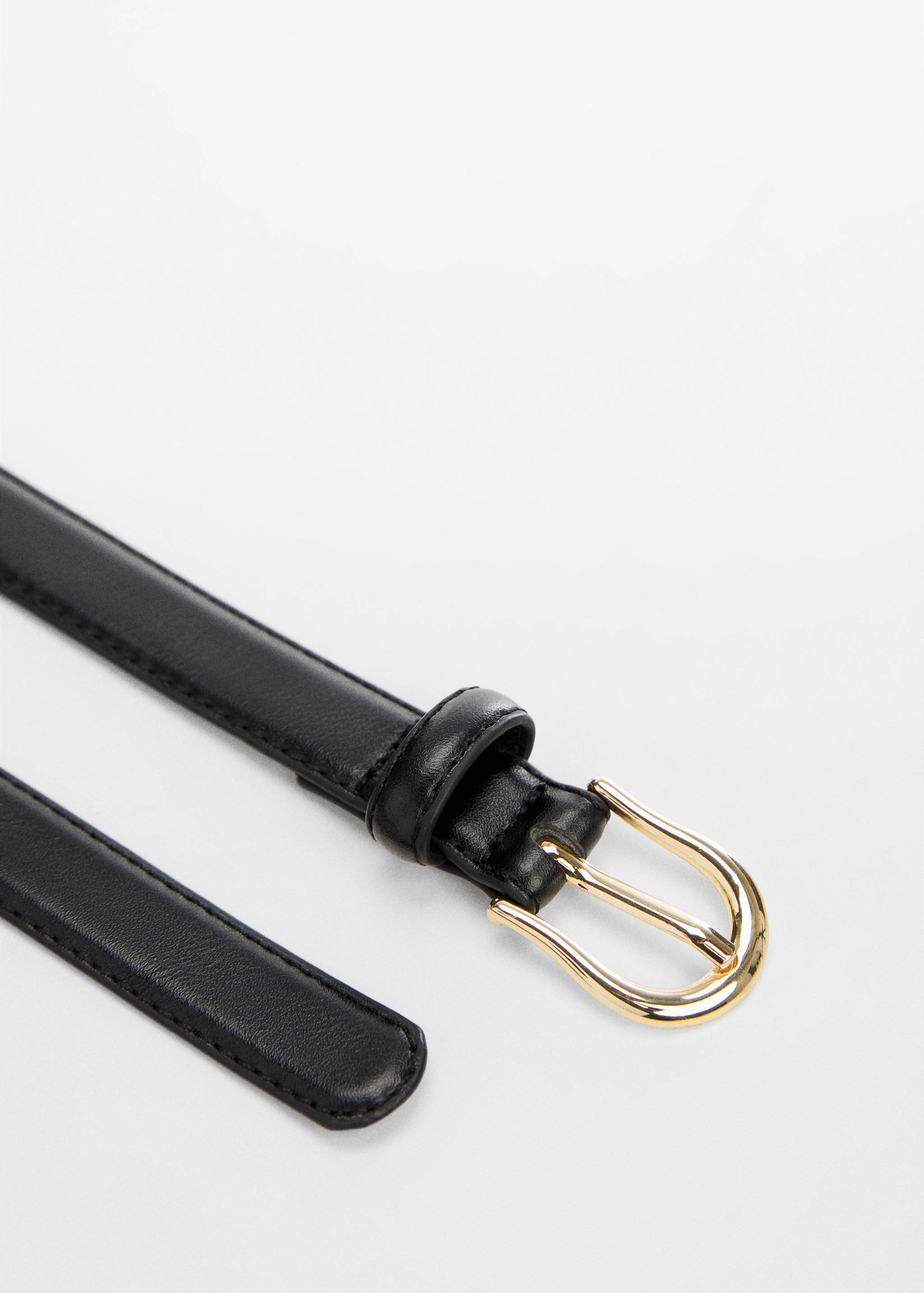 Buckle skinny belt - Details of the article 1