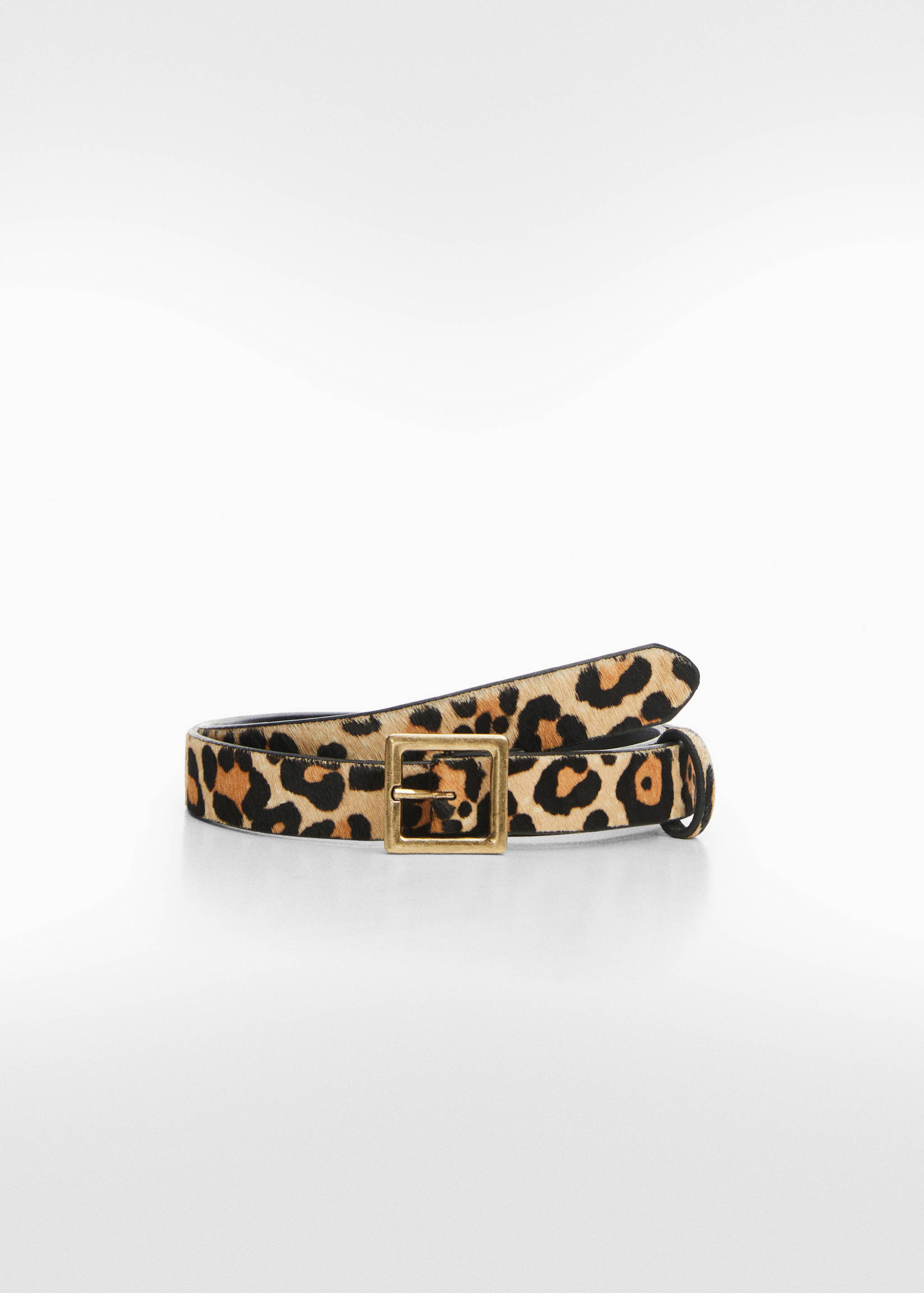 Leopard leather belt - Article without model