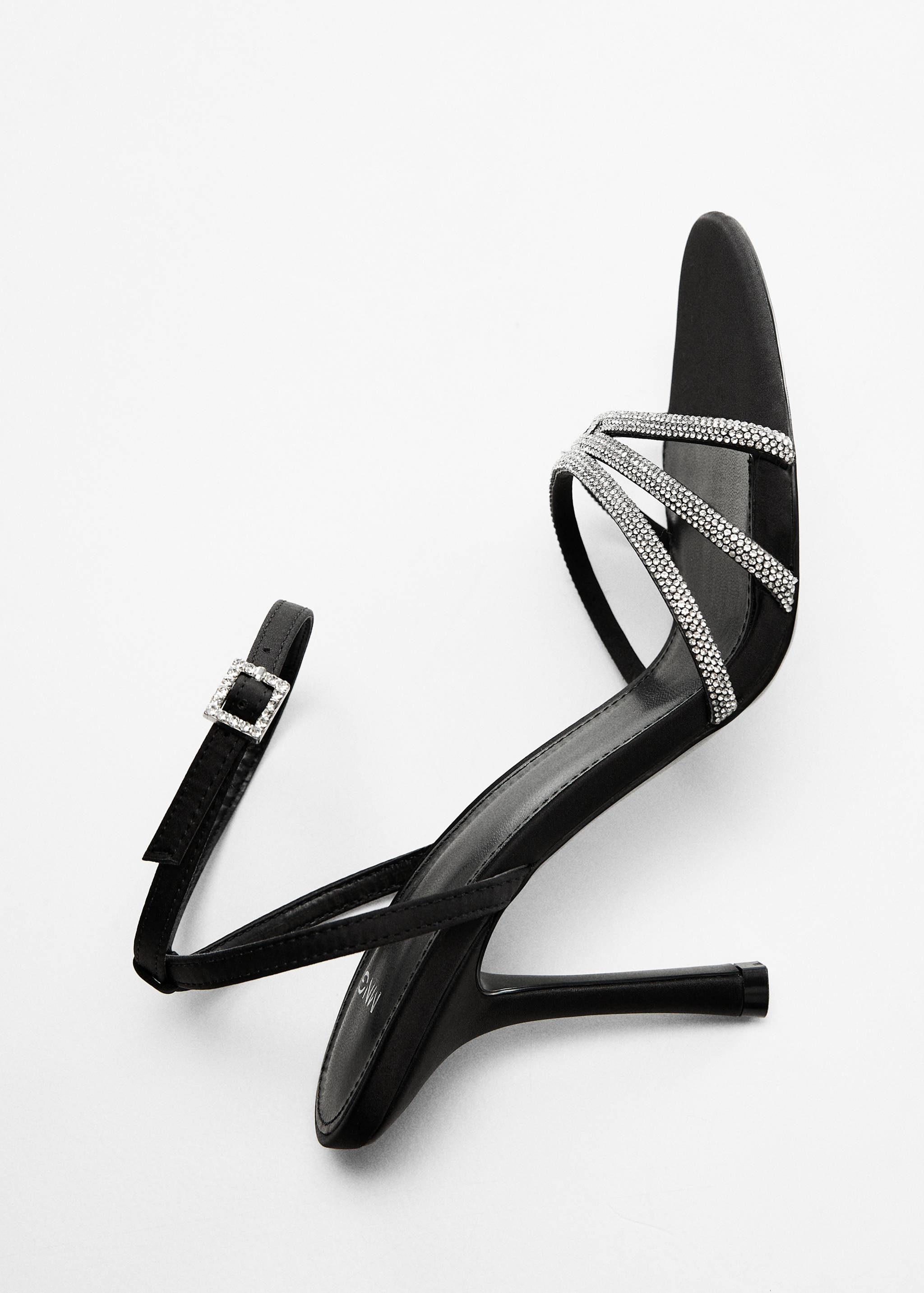 Sandales talon lanières strass - Détail de l'article 5