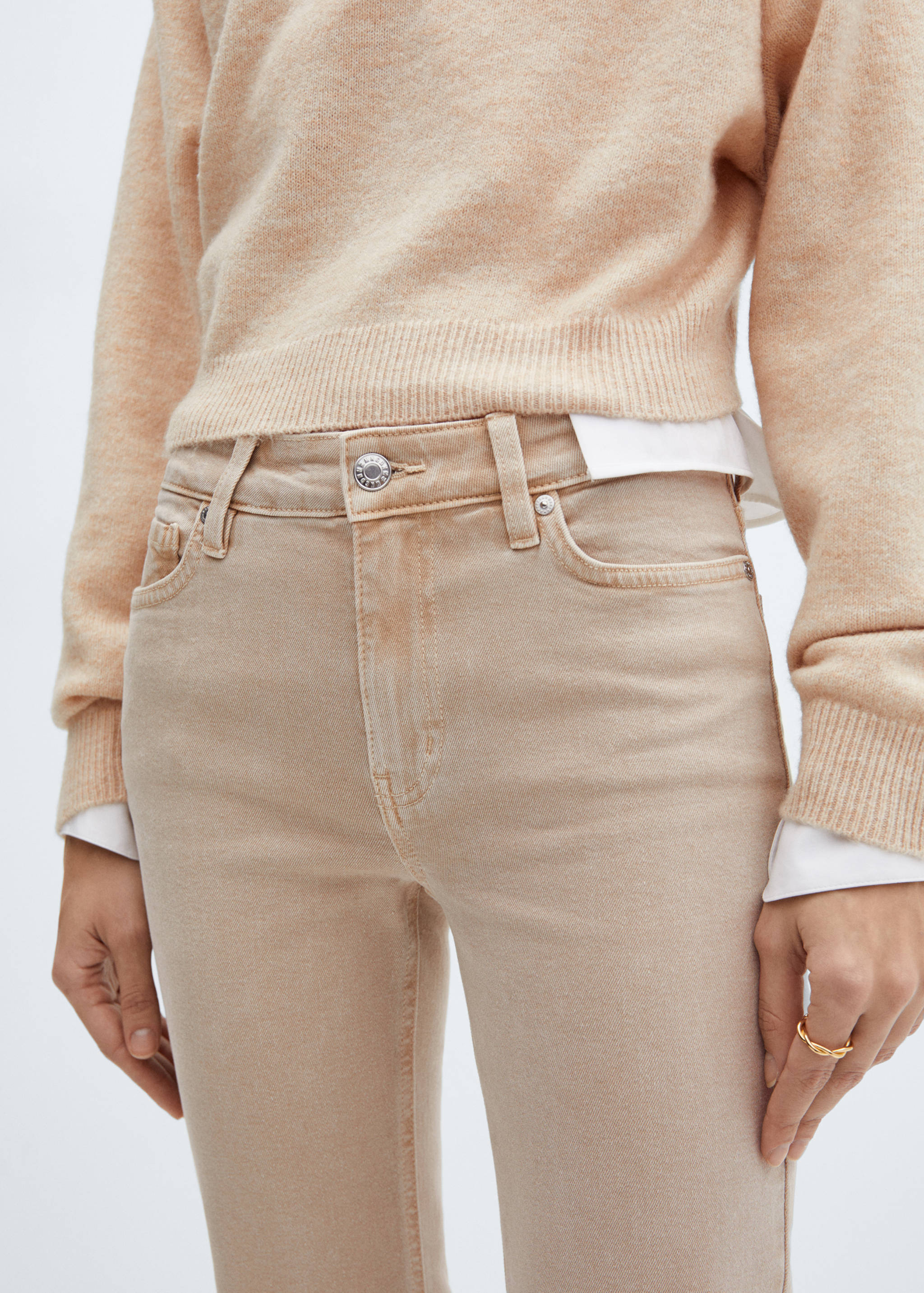 Sienna flared cropped jeans - Details of the article 4