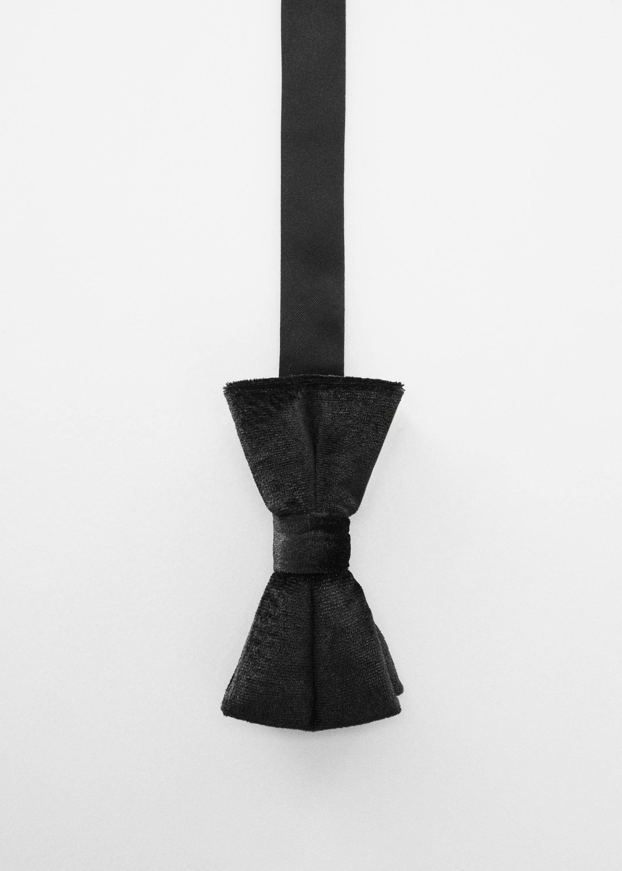 Nœud papillon velours - Plan moyen