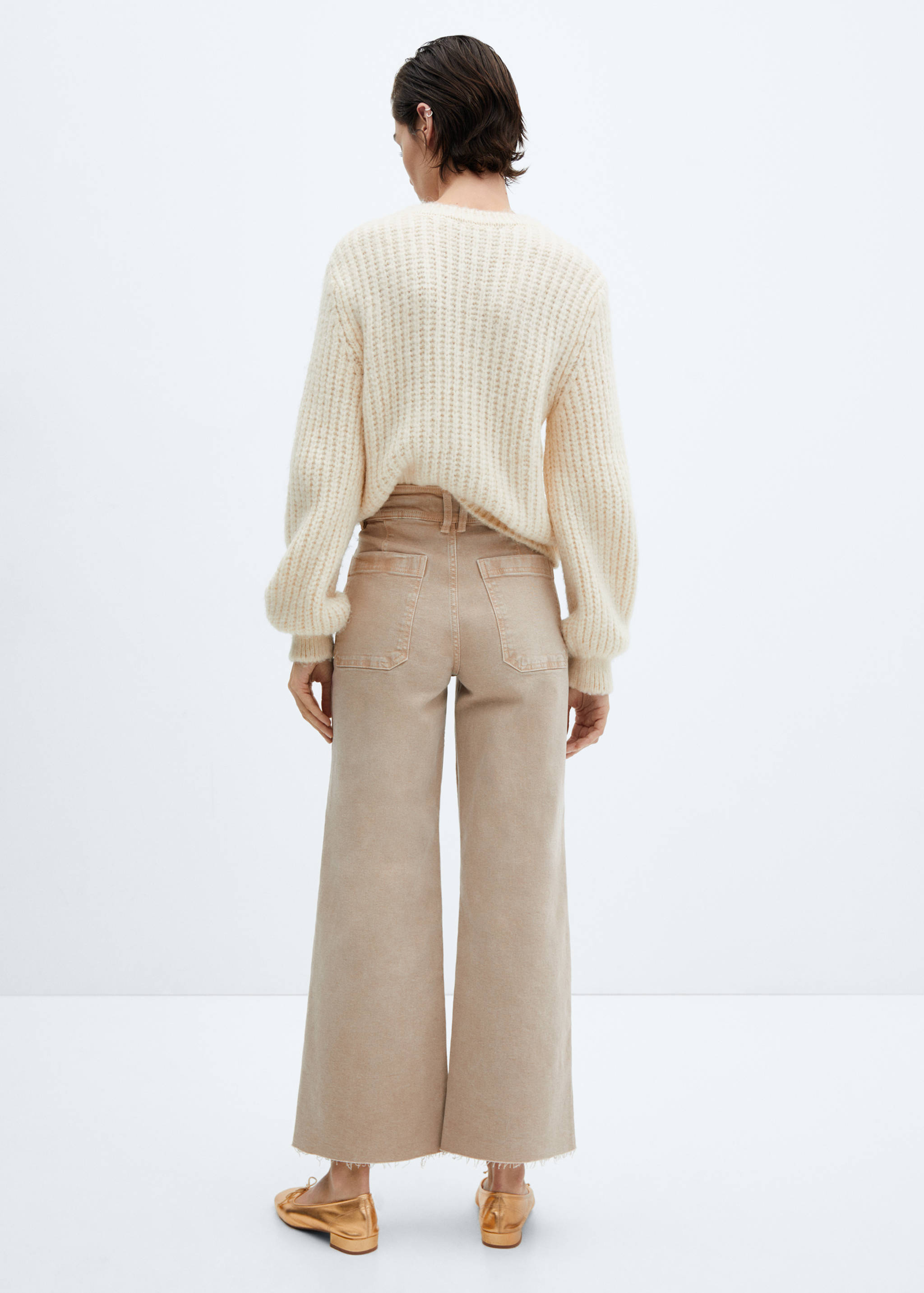 Jean style jupe-culotte Catherin taille haute - Verso de l’article