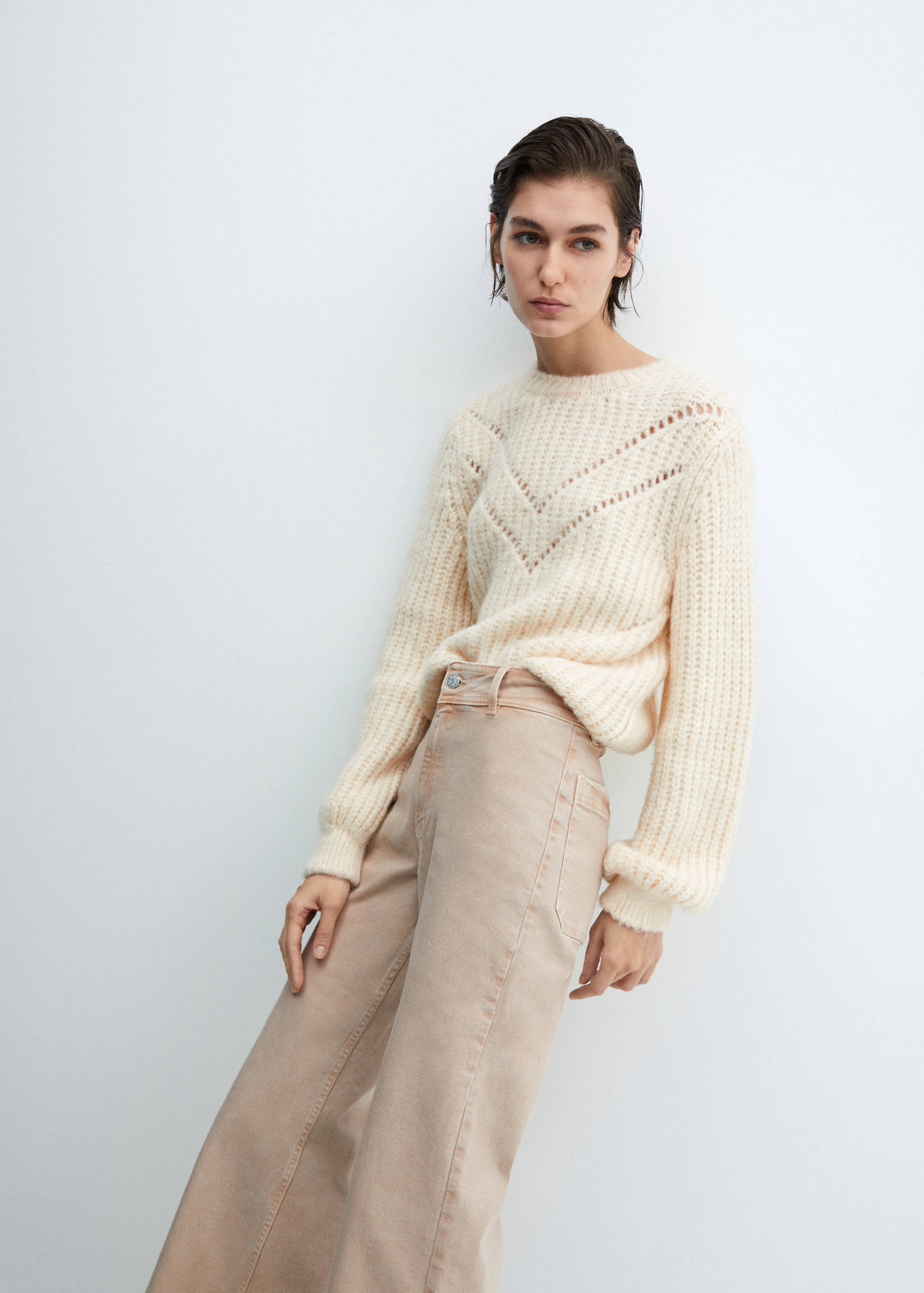 Jean style jupe-culotte Catherin taille haute - Détail de l'article 2