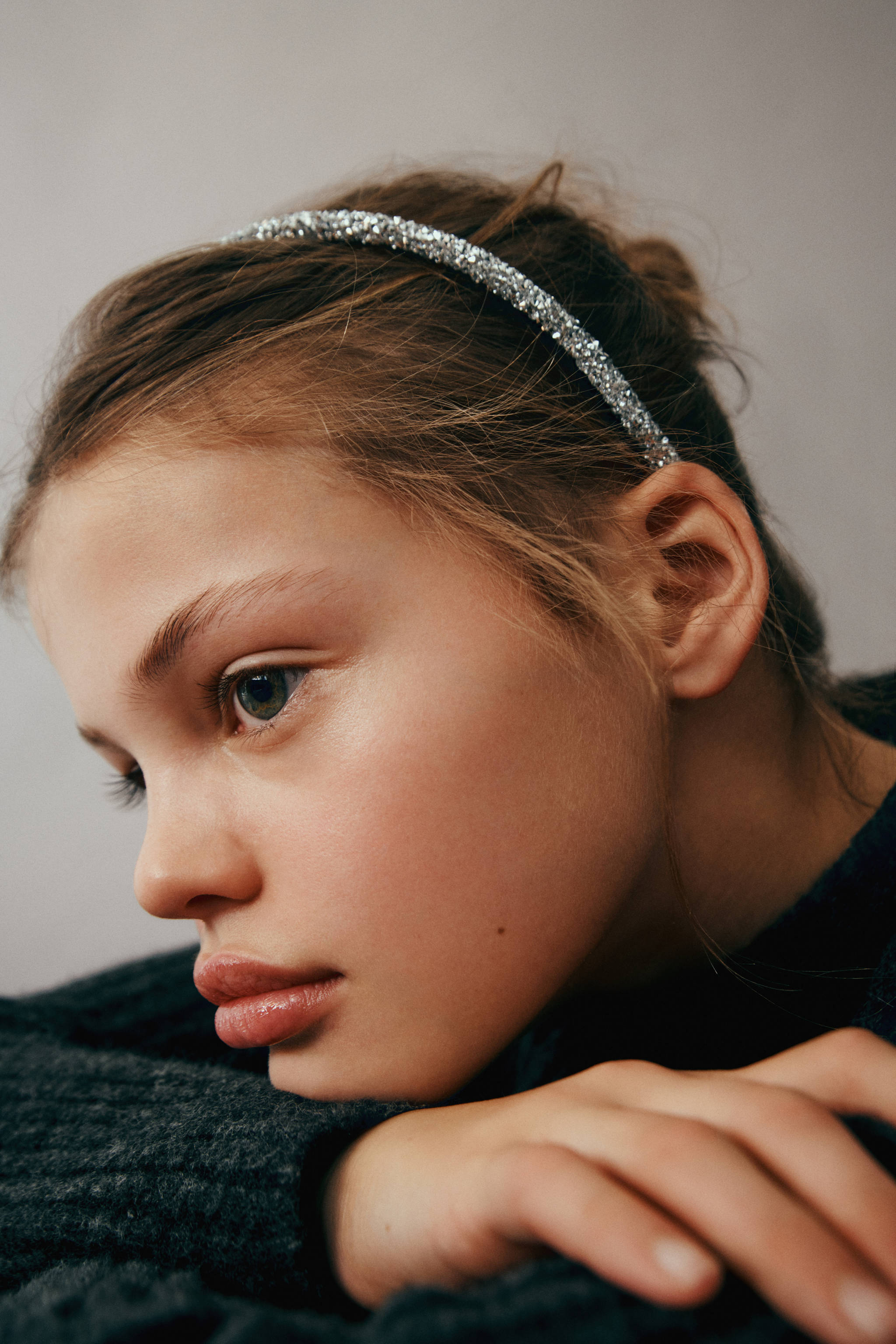 Faceted crystal hairband - Details of the article 5