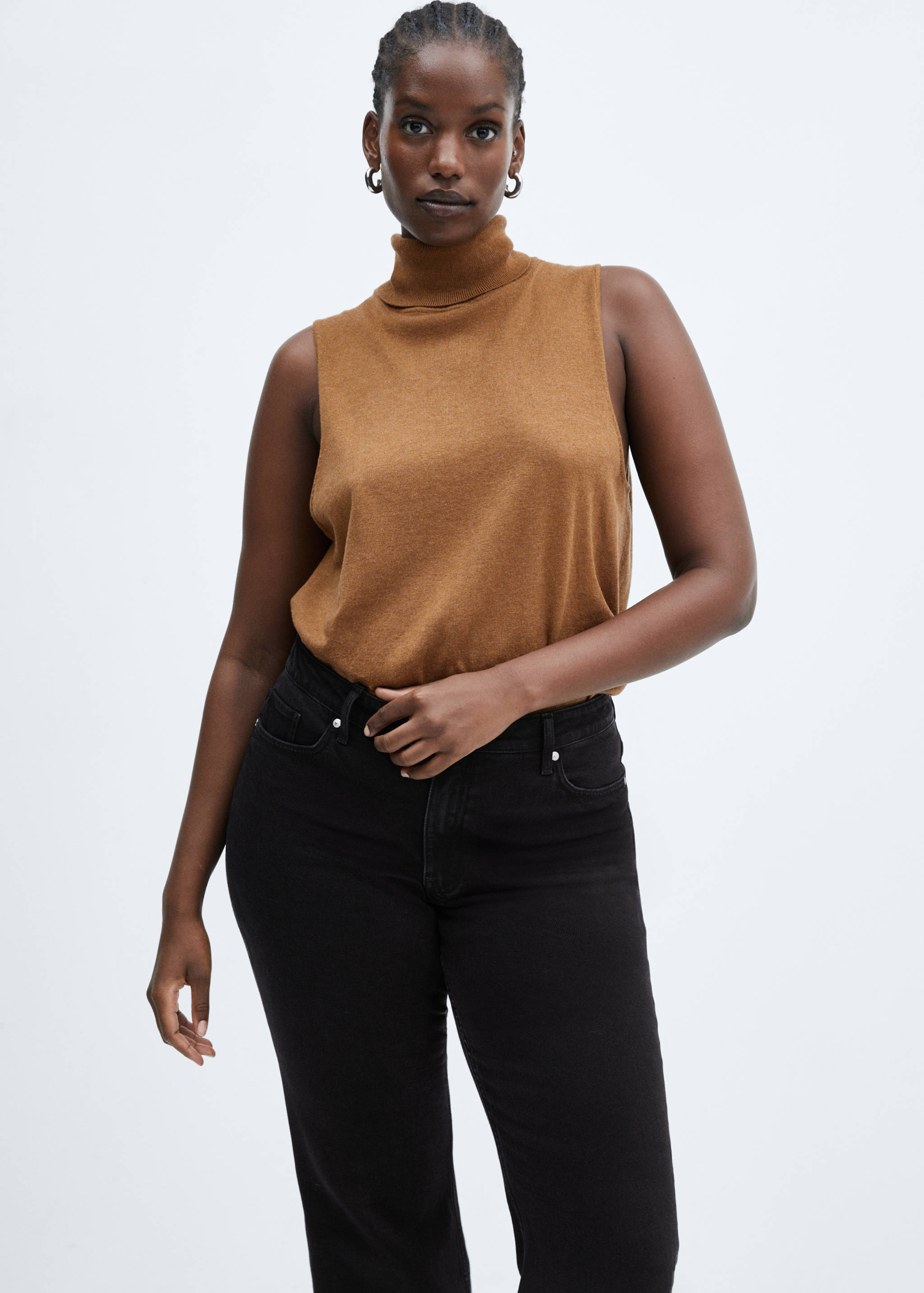 Джинсы flare с посадкой на талии - Деталь изделия 5