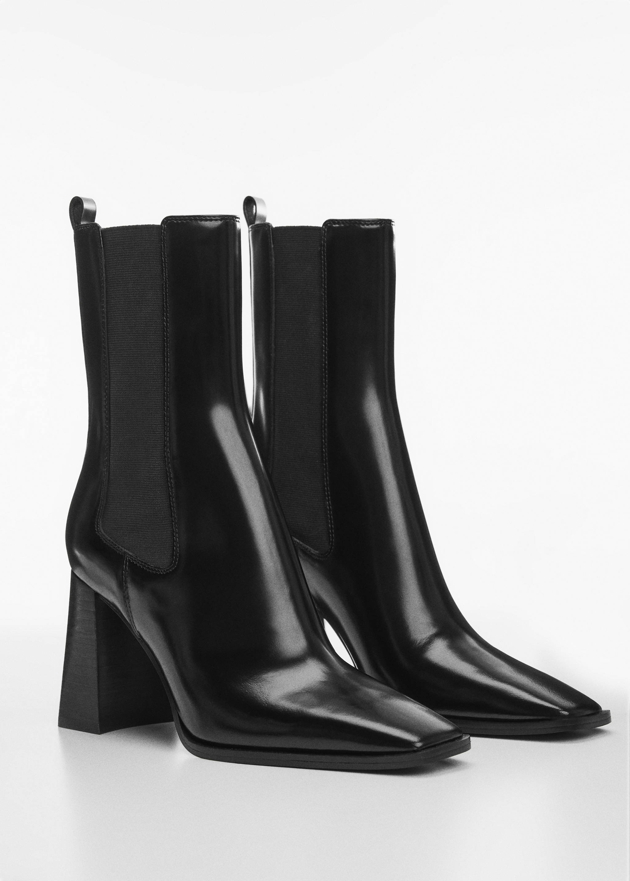 Leather chelsea boots - Medium plane