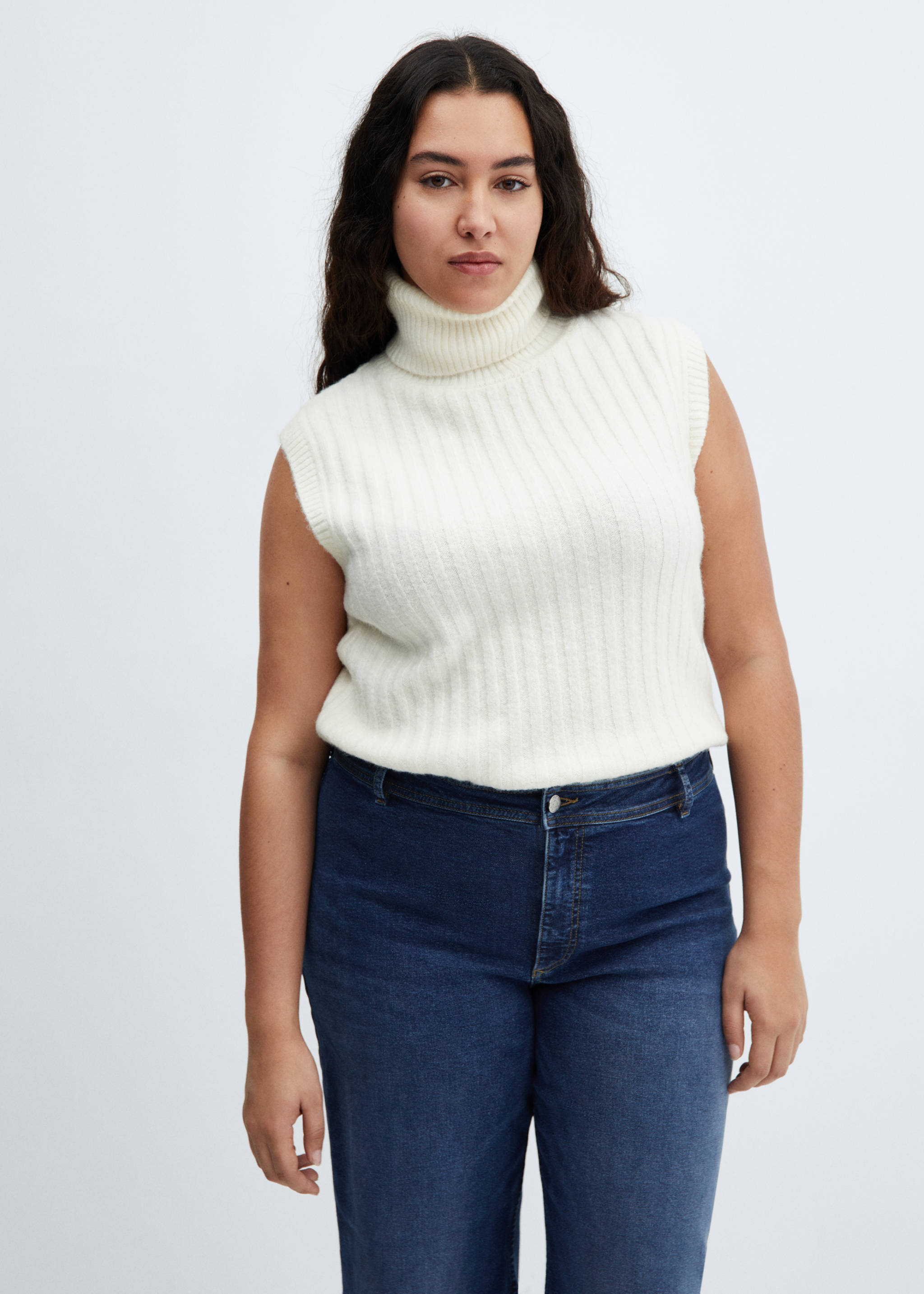 Jean style jupe-culotte Catherin taille haute - Détail de l'article 5